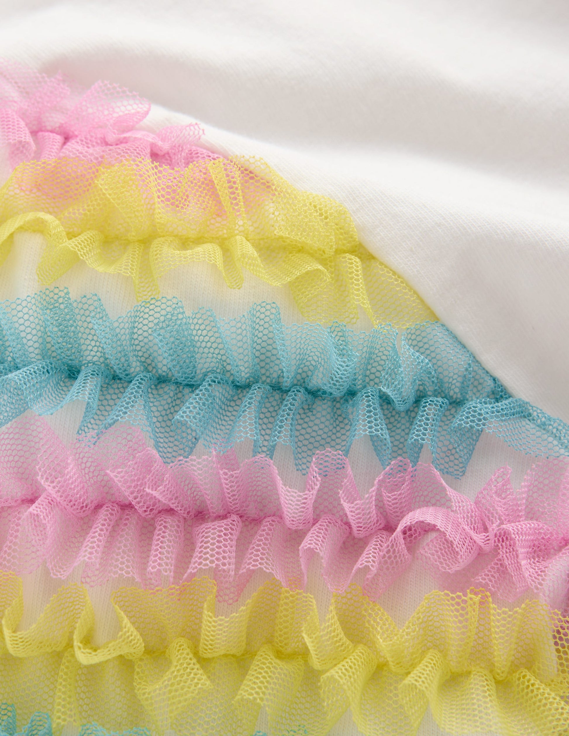 Fun Tulle Top-White-5