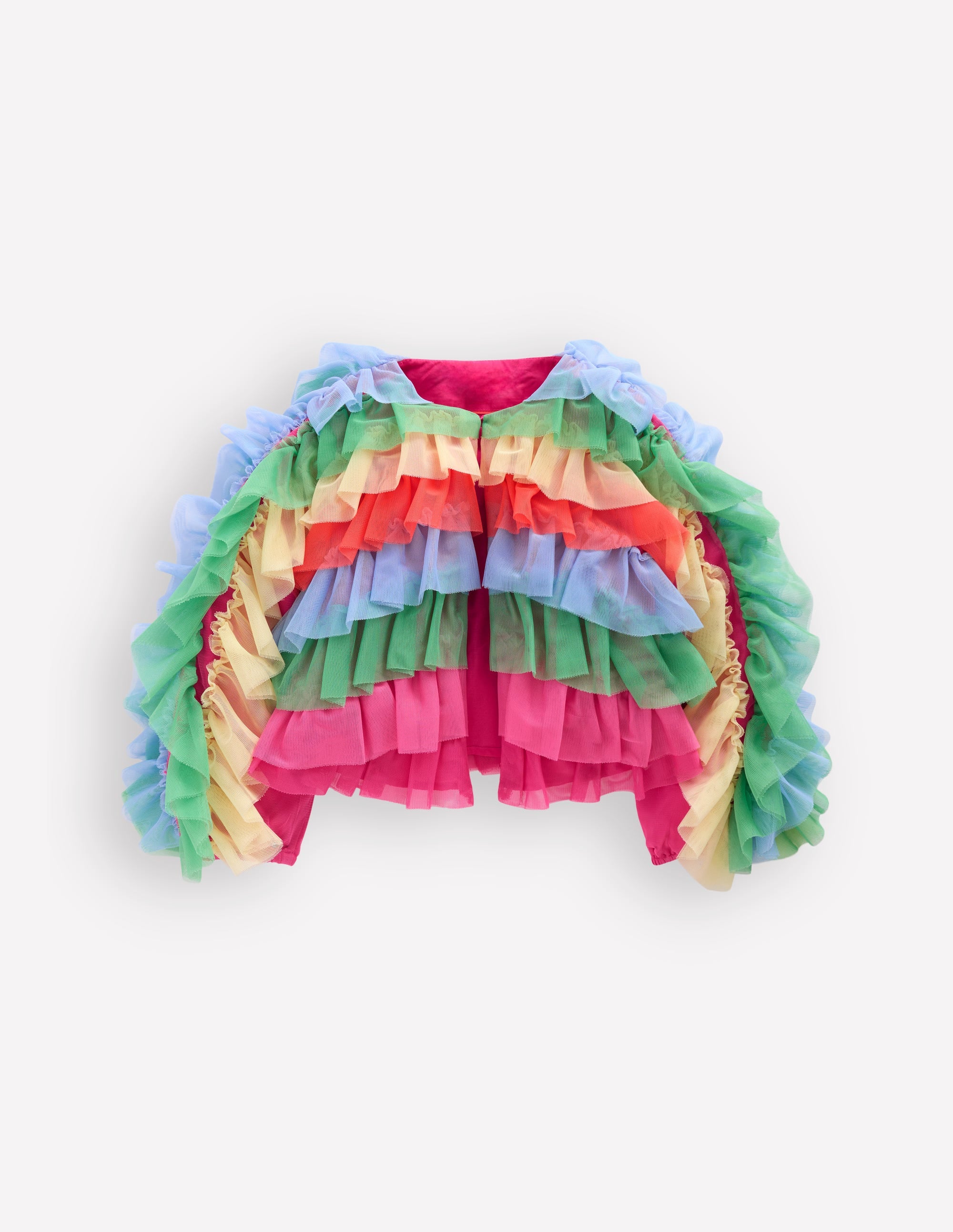 Rainbow Tulle Jacket-Multi Rainbow - Image 5