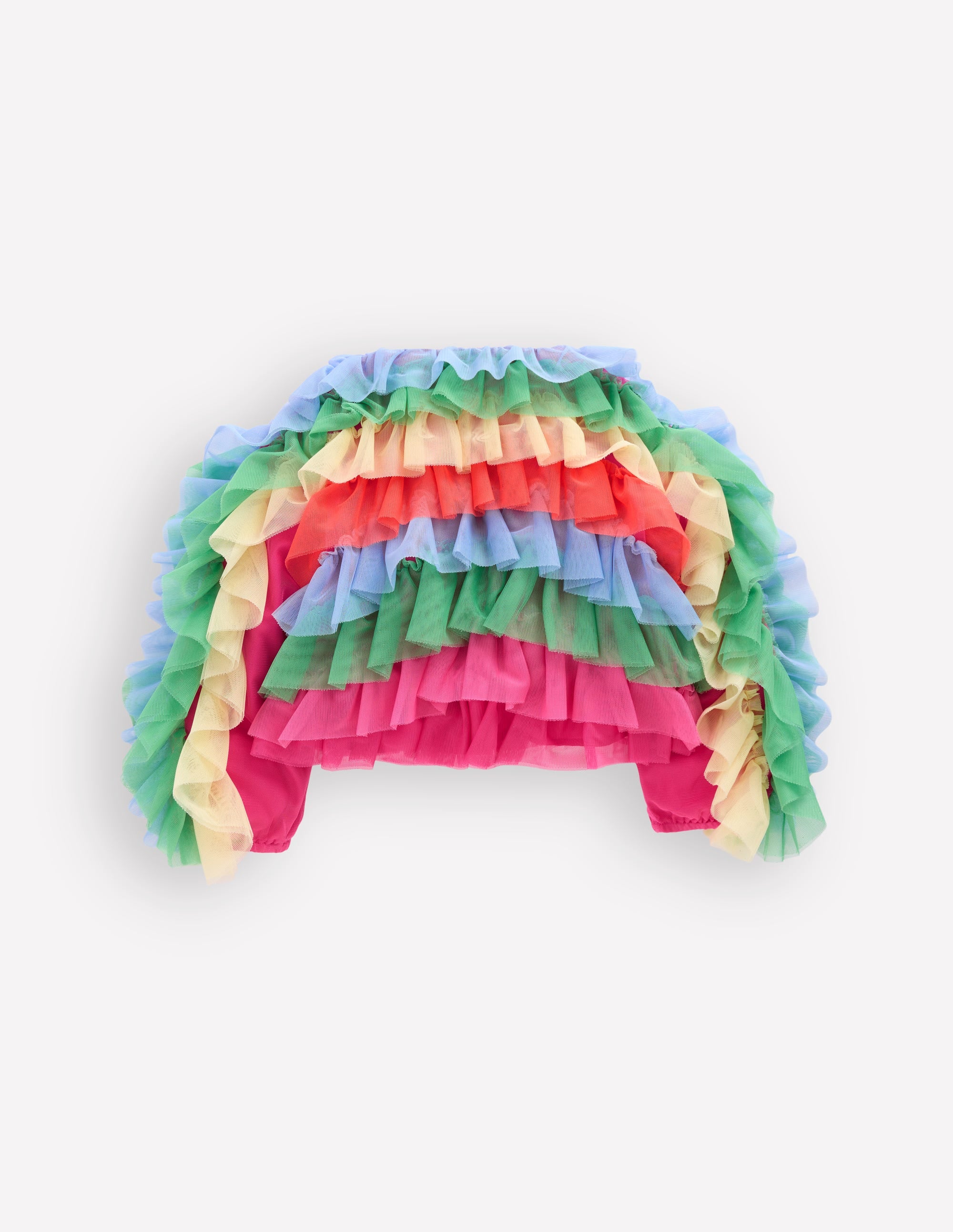 Rainbow Tulle Jacket-Multi Rainbow - Image 6