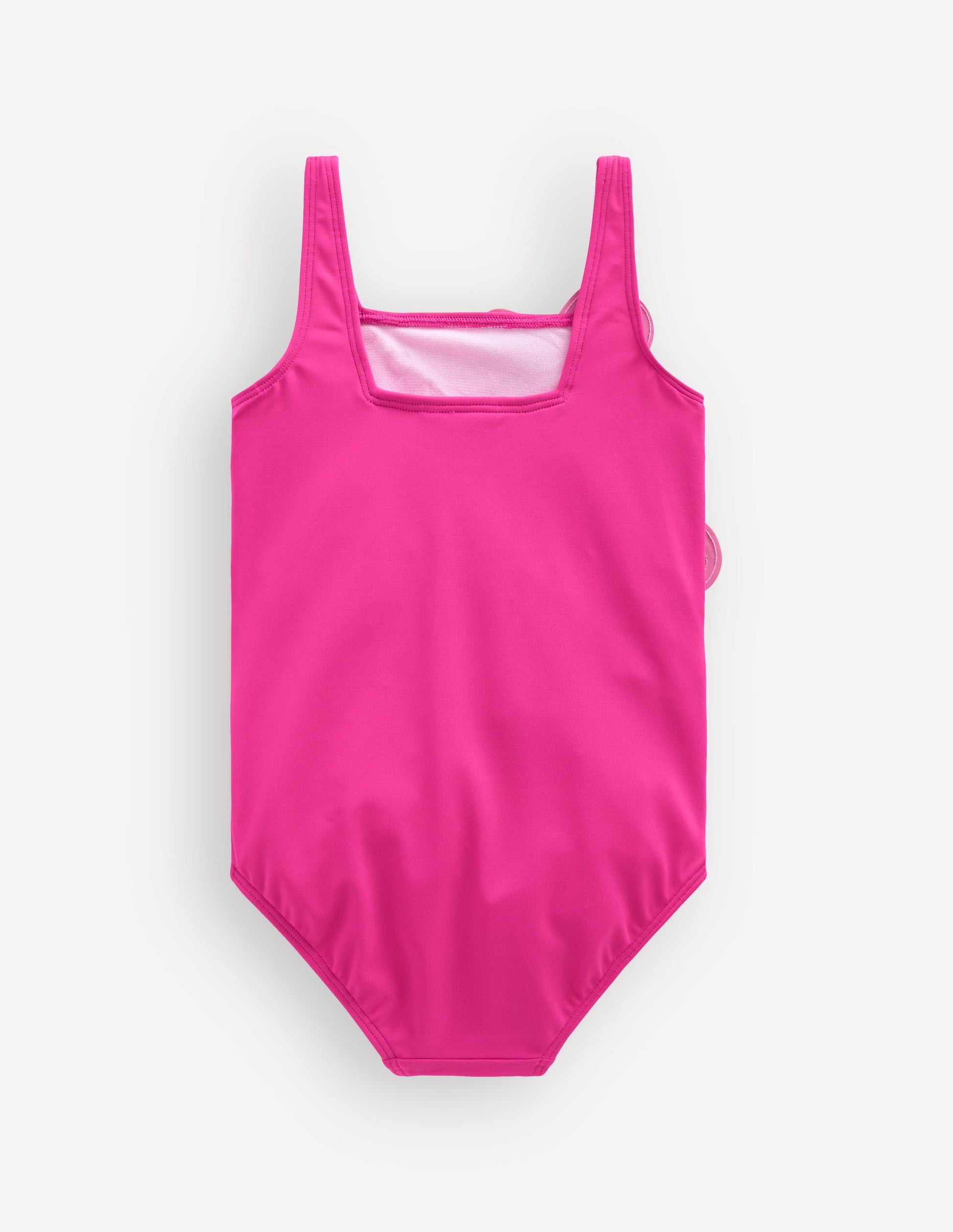 Appliqué Swimsuit-Pink Peacock-3