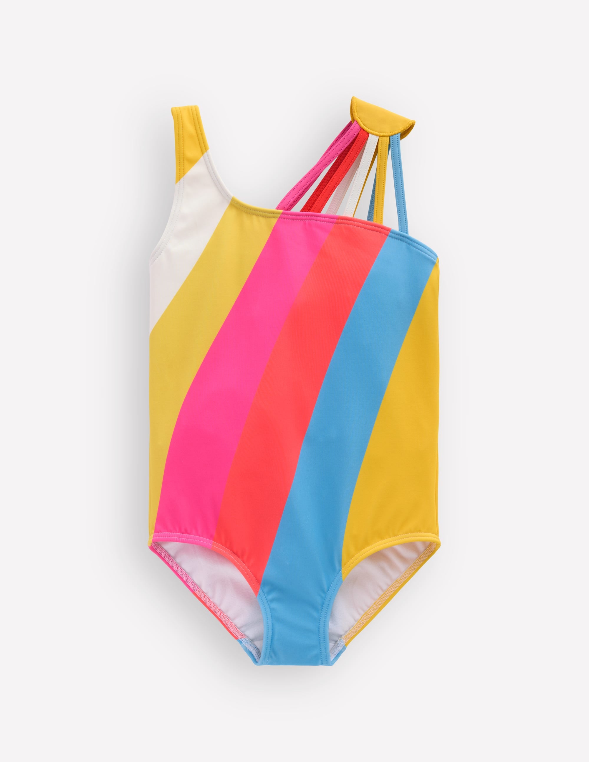 One Shoulder Ray Swimsuit-Rainbow - Image 5