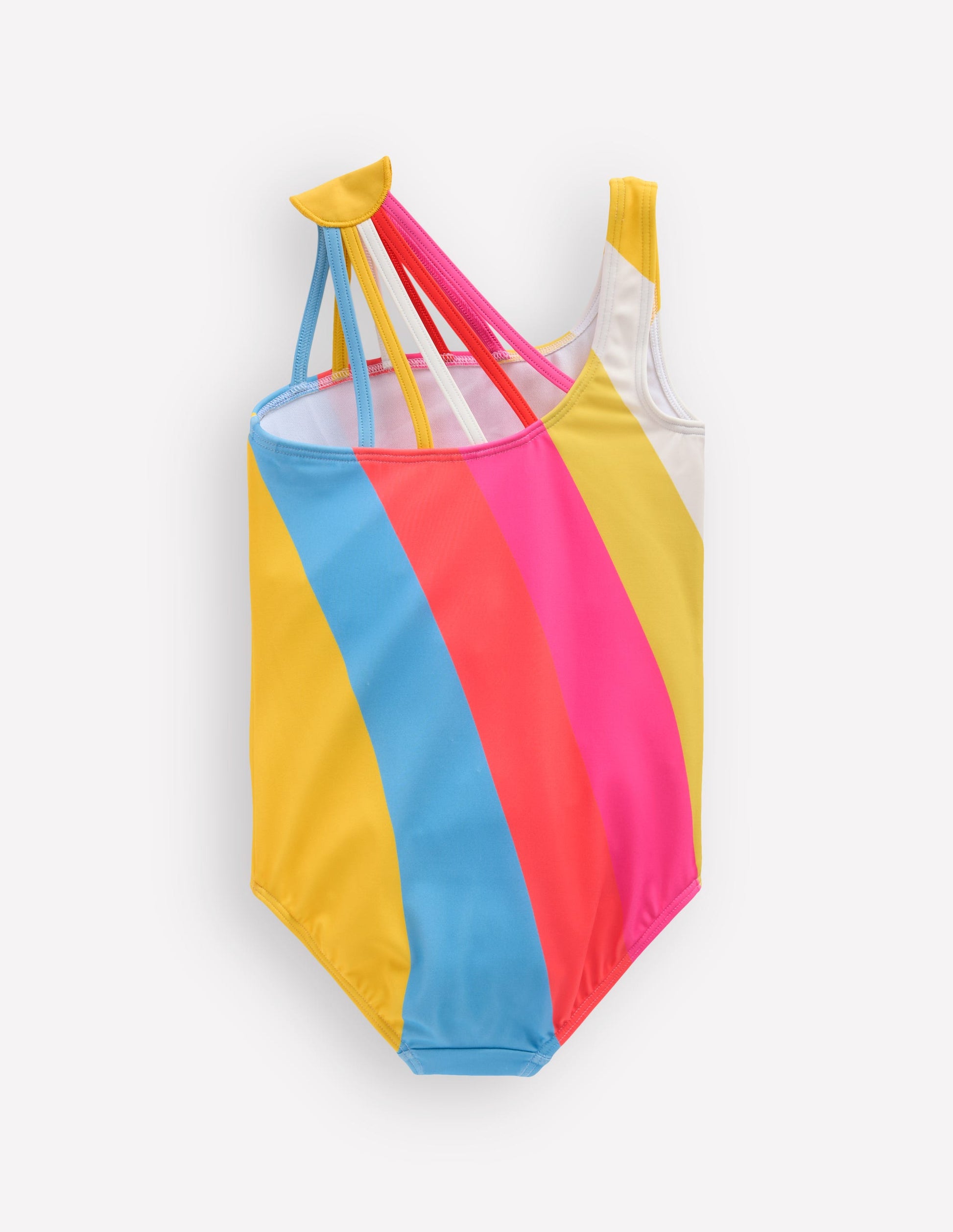 One Shoulder Ray Swimsuit-Rainbow-6