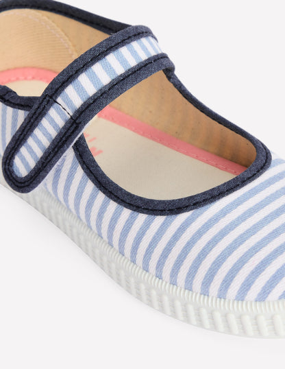 Canvas Mary Janes-Stripe-3