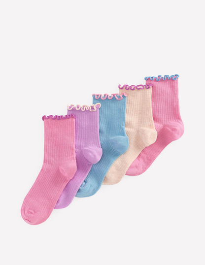 5-pack Frill Socks-Multi-1