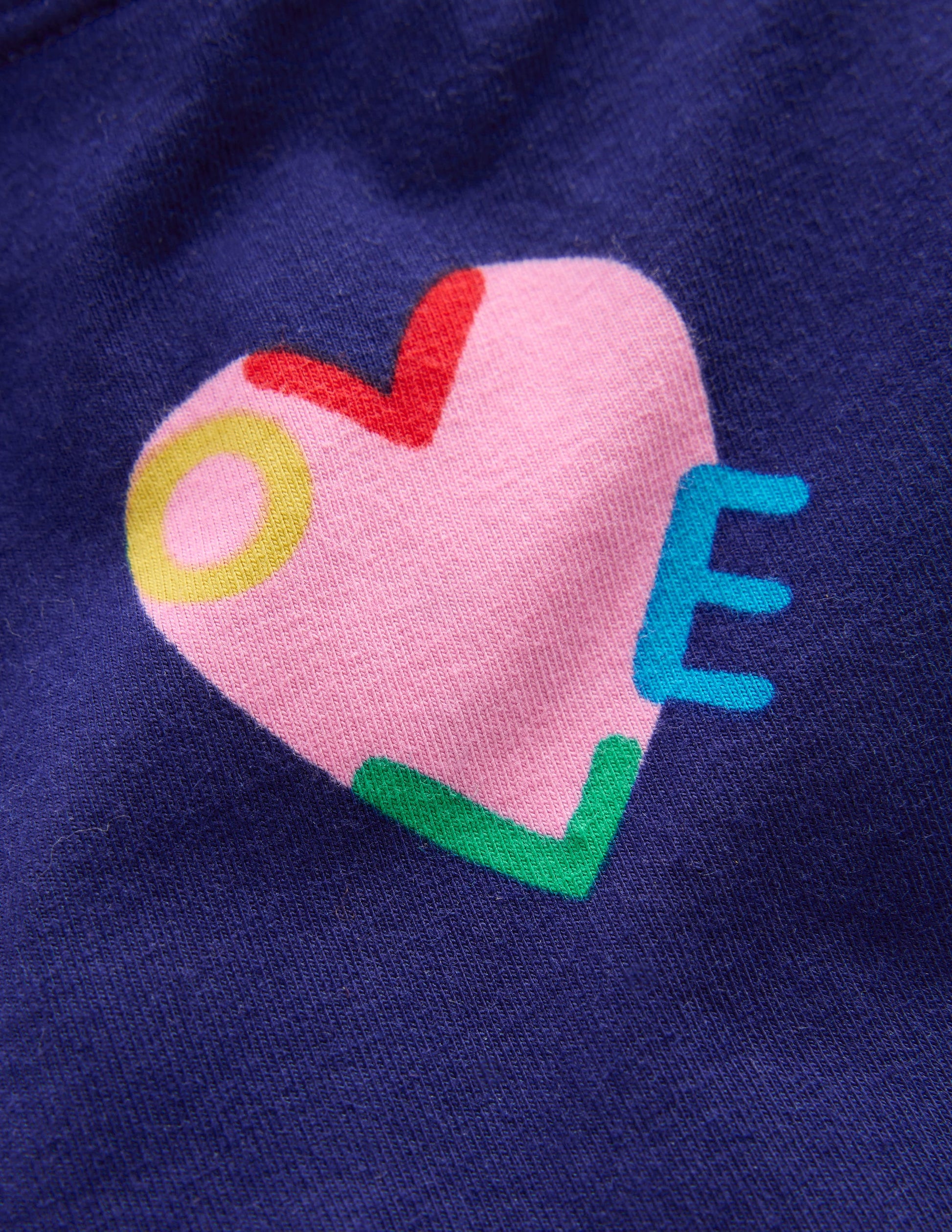 Cartwheel Shorts-Navy Love Hearts-4