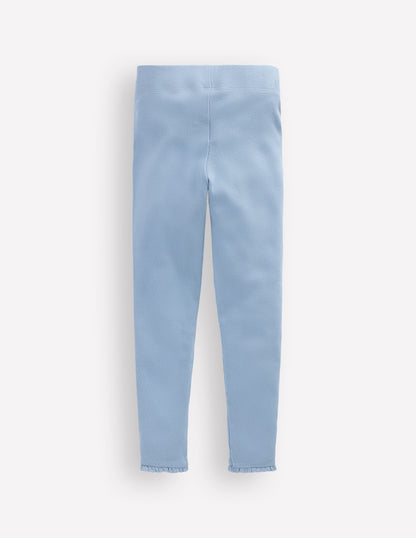 Ribbed Leggings-Glacier Blue-2