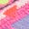 Romie Towelling Zip Throw-On-Multi Rainbow Wave