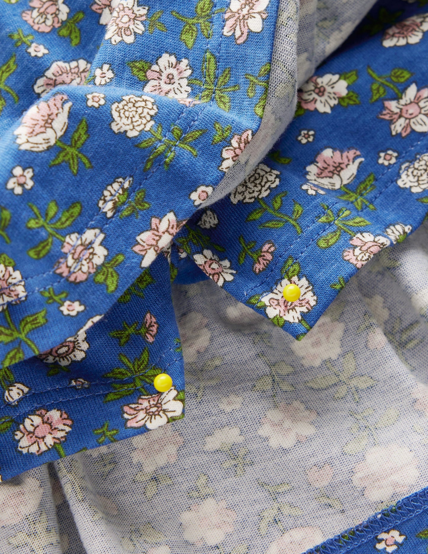 Pleated Jersey Skort-Bluejay Garden Flower