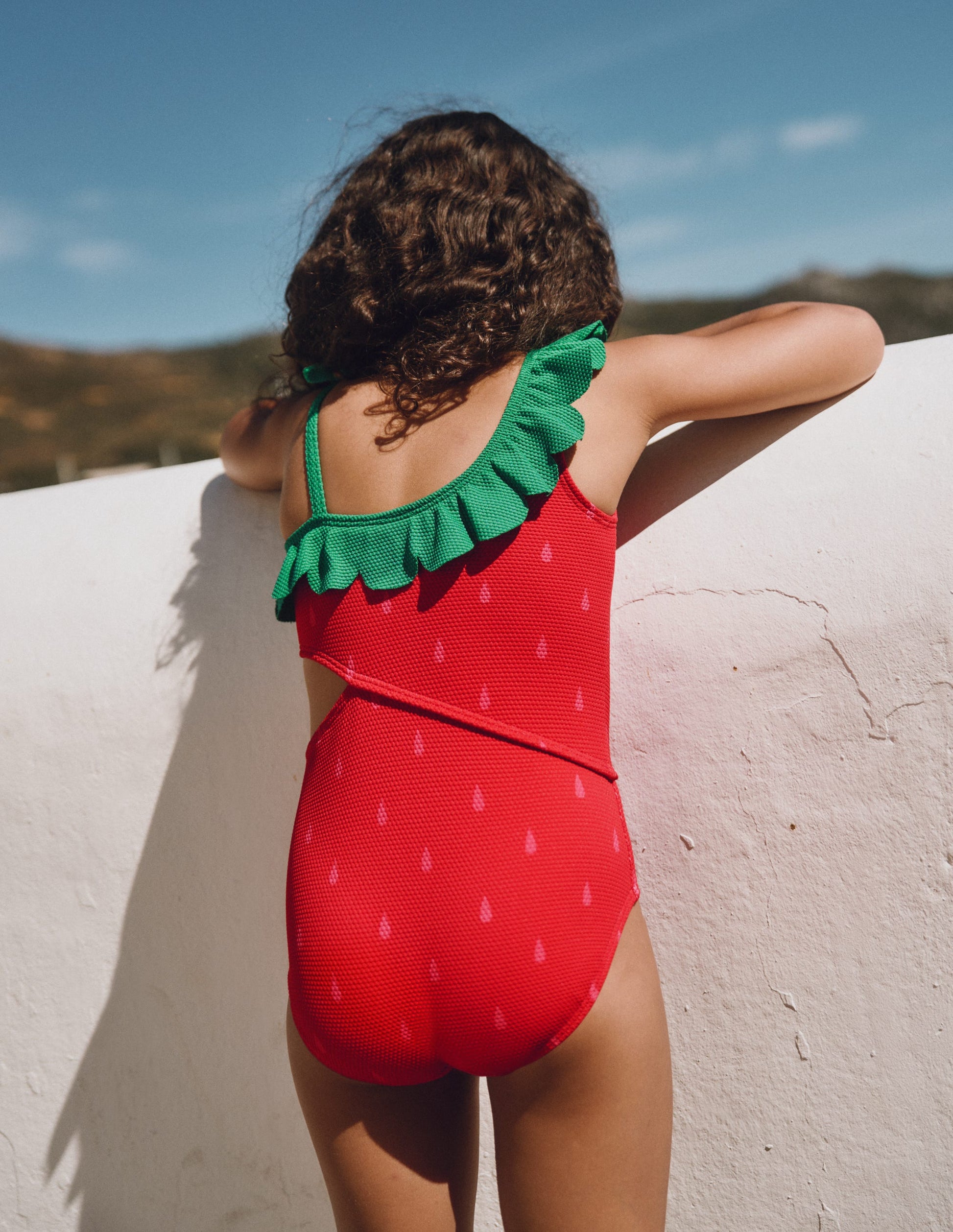 Lettice Cut Out Swimsuit-Strawberry-5