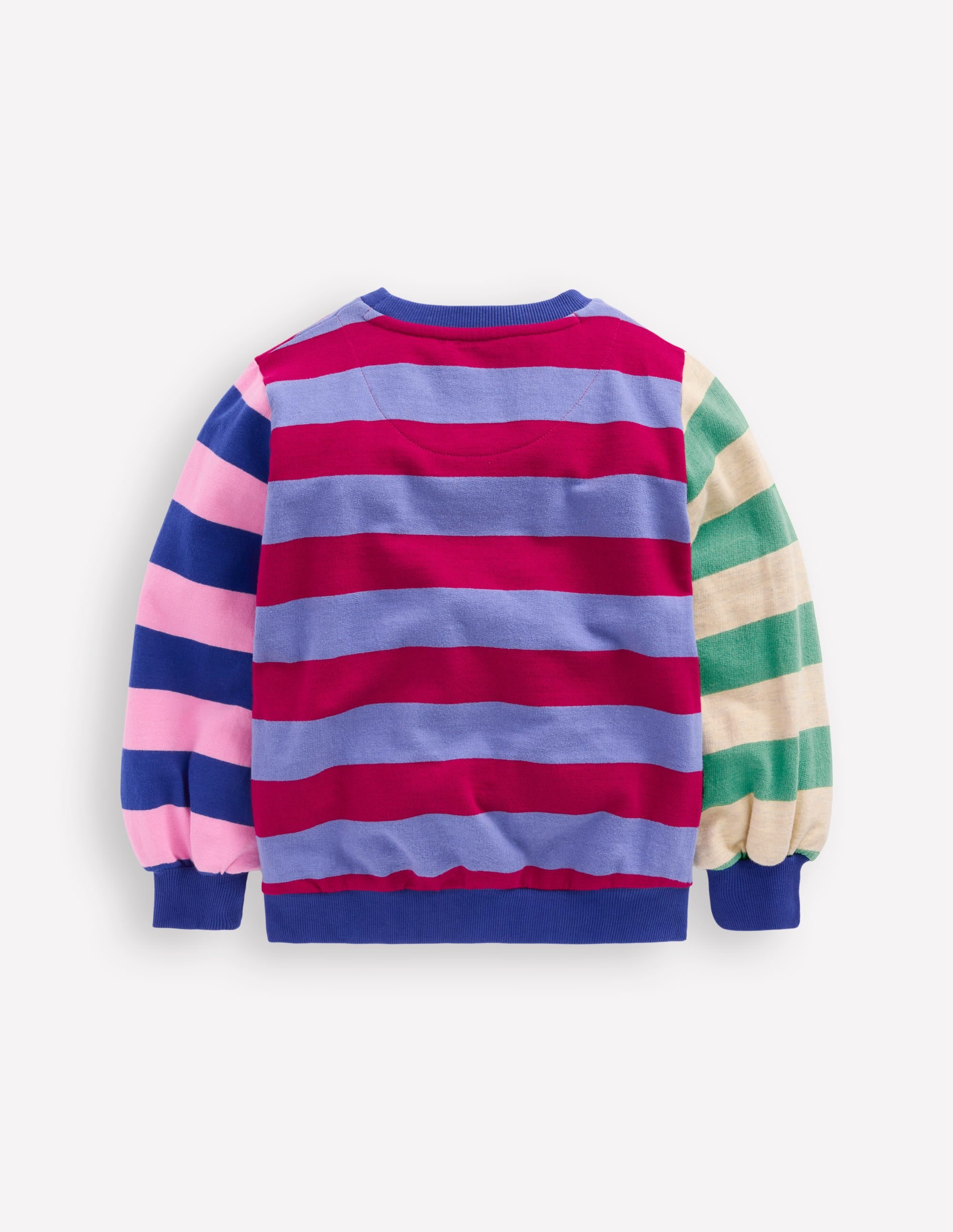 Printed Sweatshirt-Multi Hotch Potch Stripe - Image 2