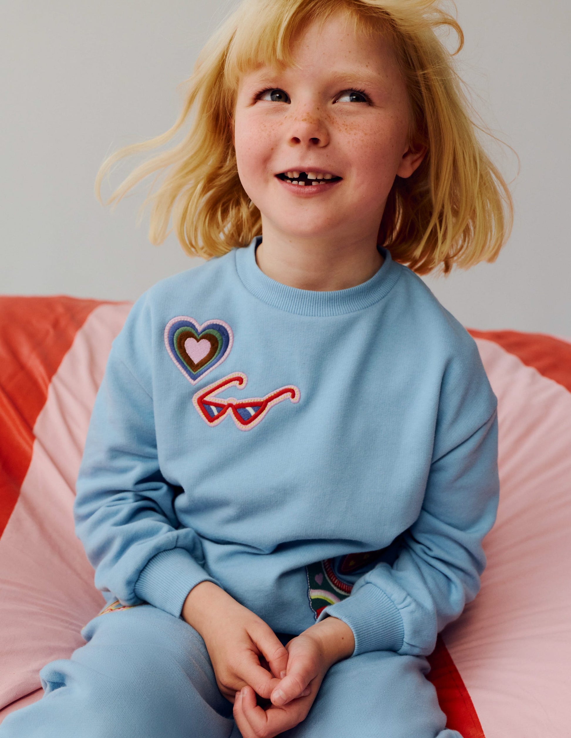 Bobbie Appliqué Sweatshirt-Glacier Lake Badges-1