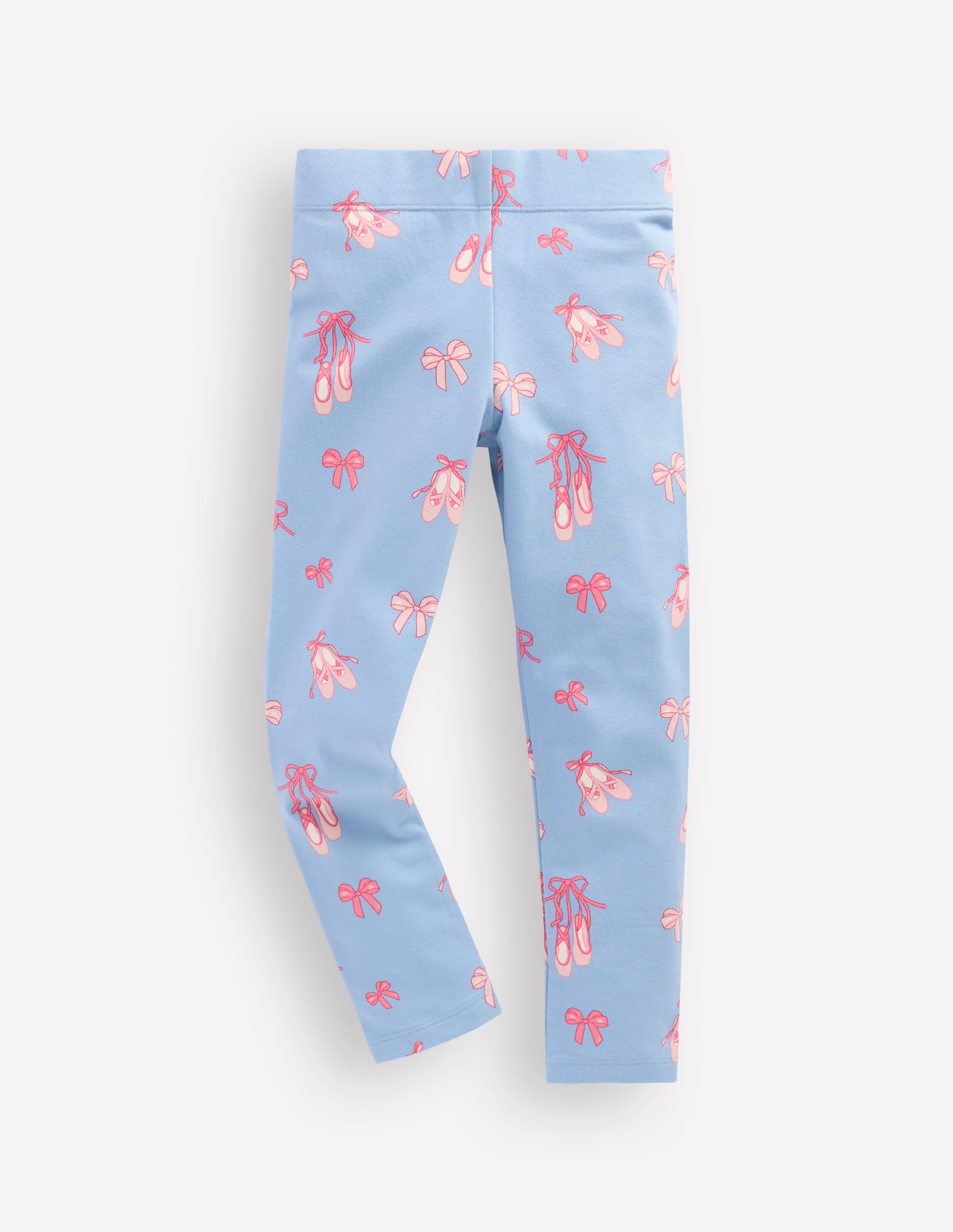 Fun Leggings-Pale Blue Ballet Shoes - Image 1