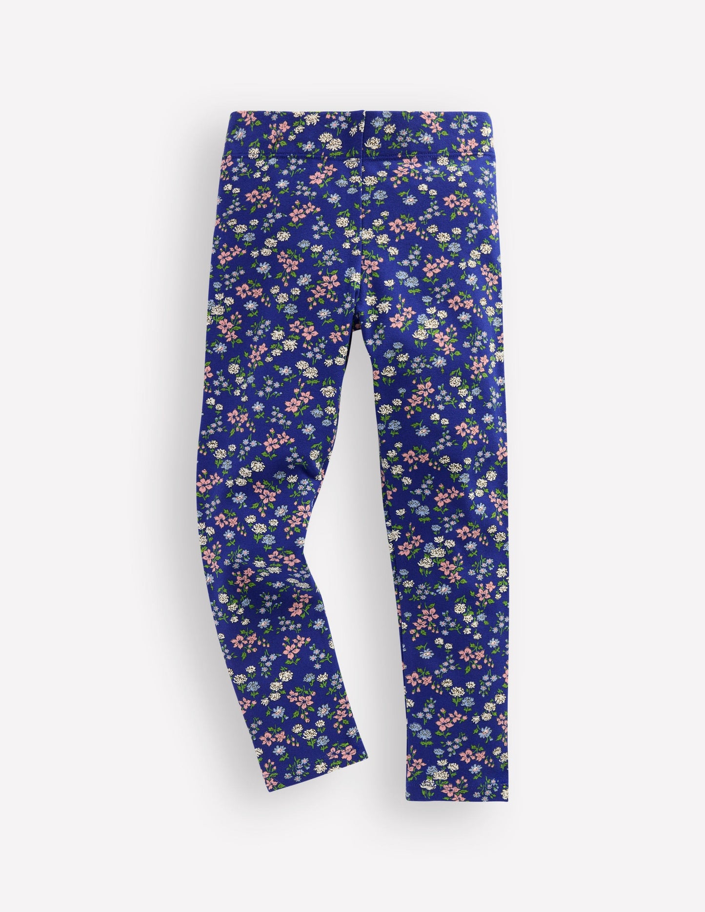 Fun Leggings-Blue Floral