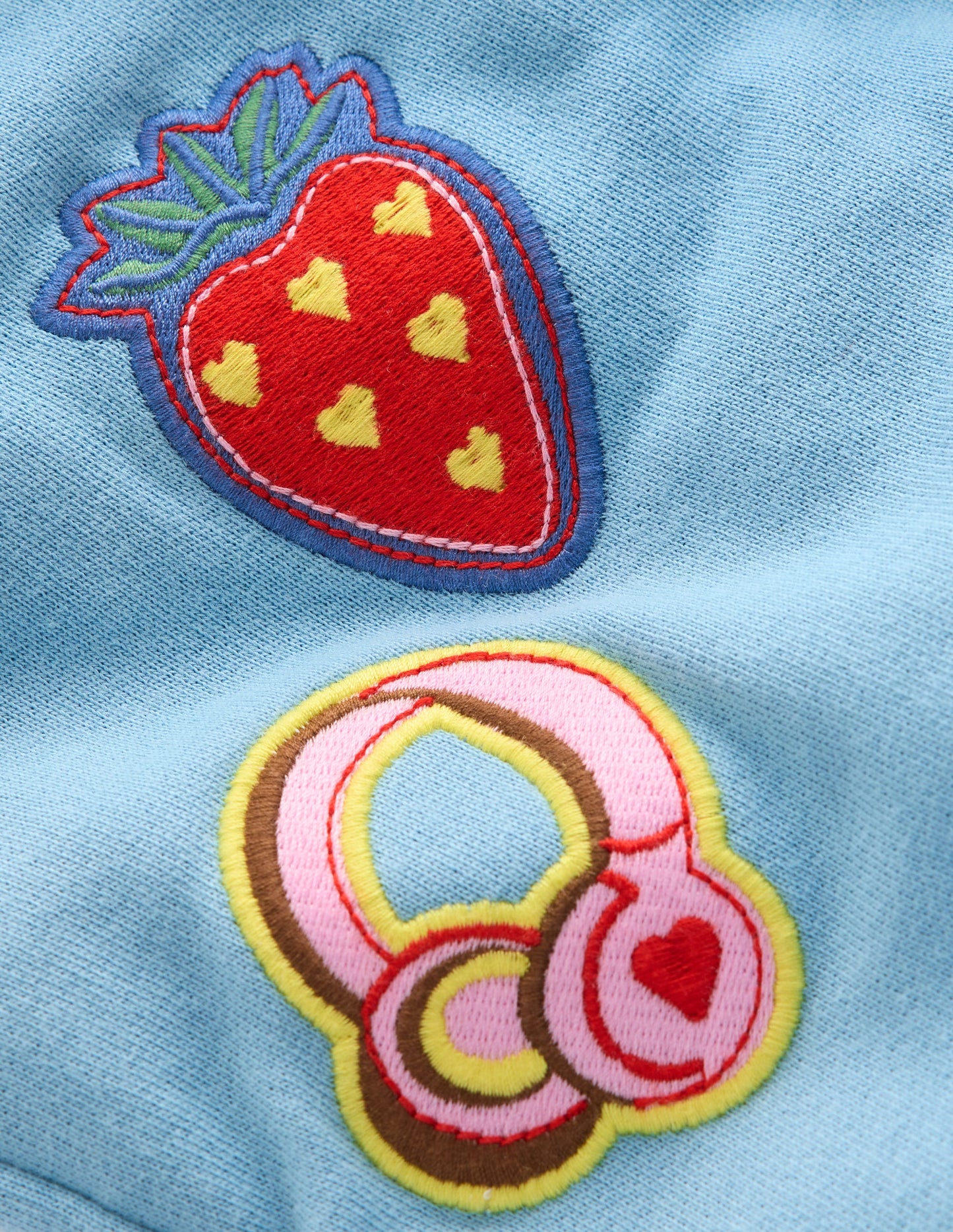 Bobbie Appliqué Joggers-Glacier Lake Badges