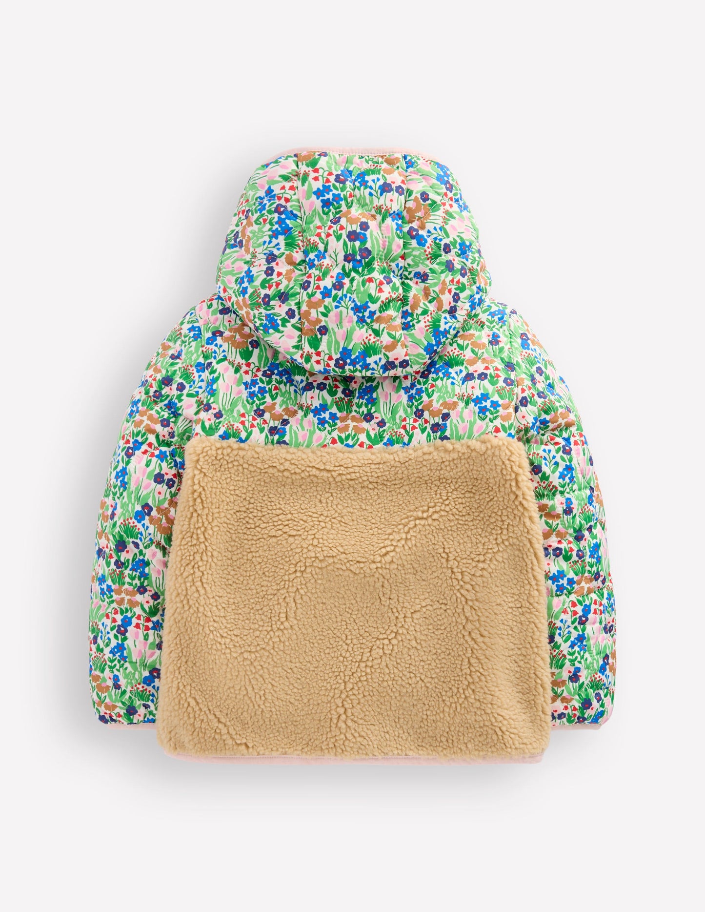 Janie Borg Mix Jacket-Blue Spring Flowerbed