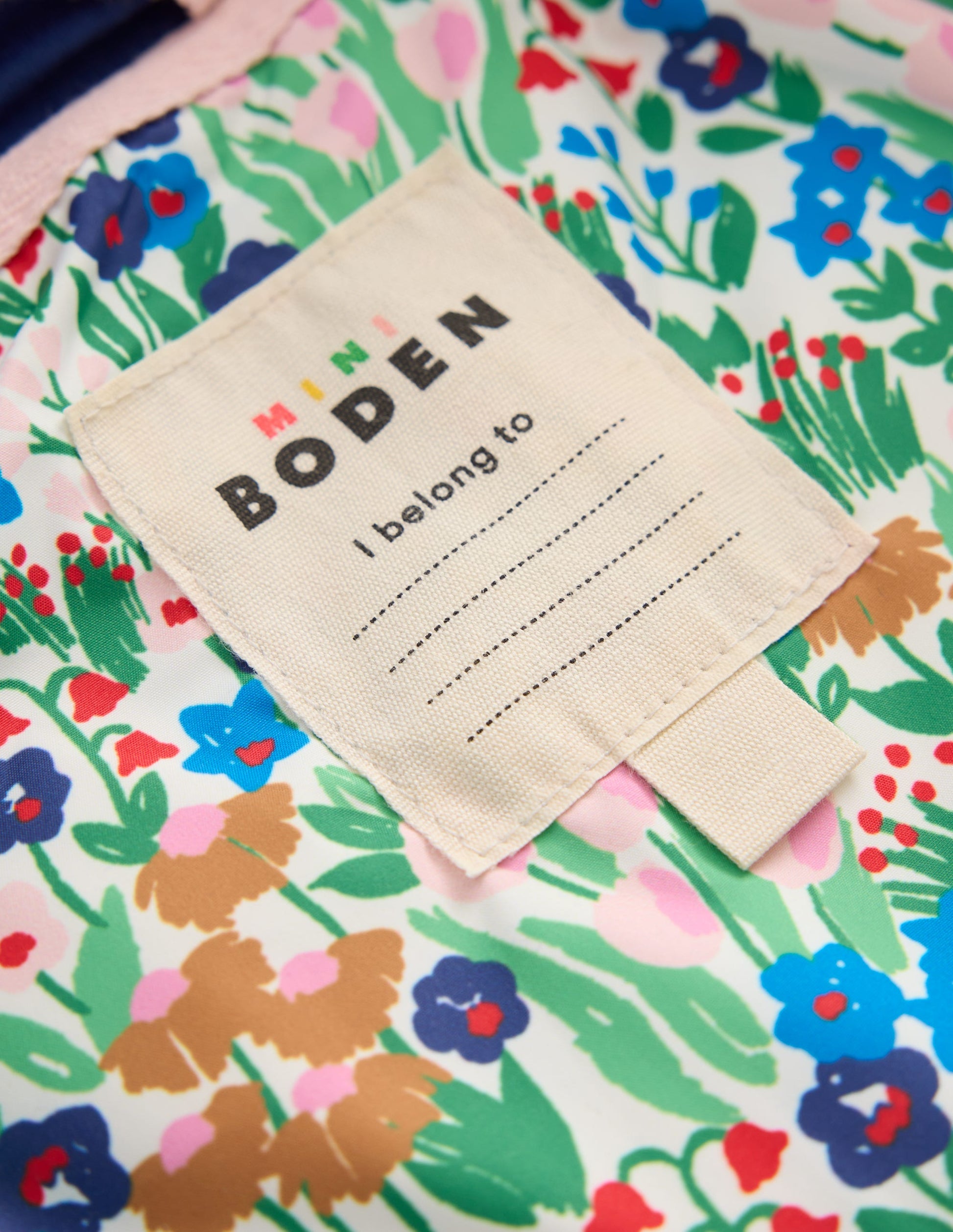 Janie Borg Mix Jacket-Blue Spring Flowerbed-4