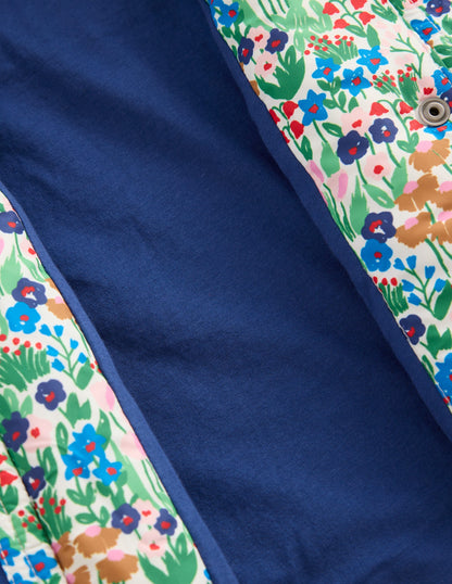 Janie Borg Mix Jacket-Blue Spring Flowerbed-5