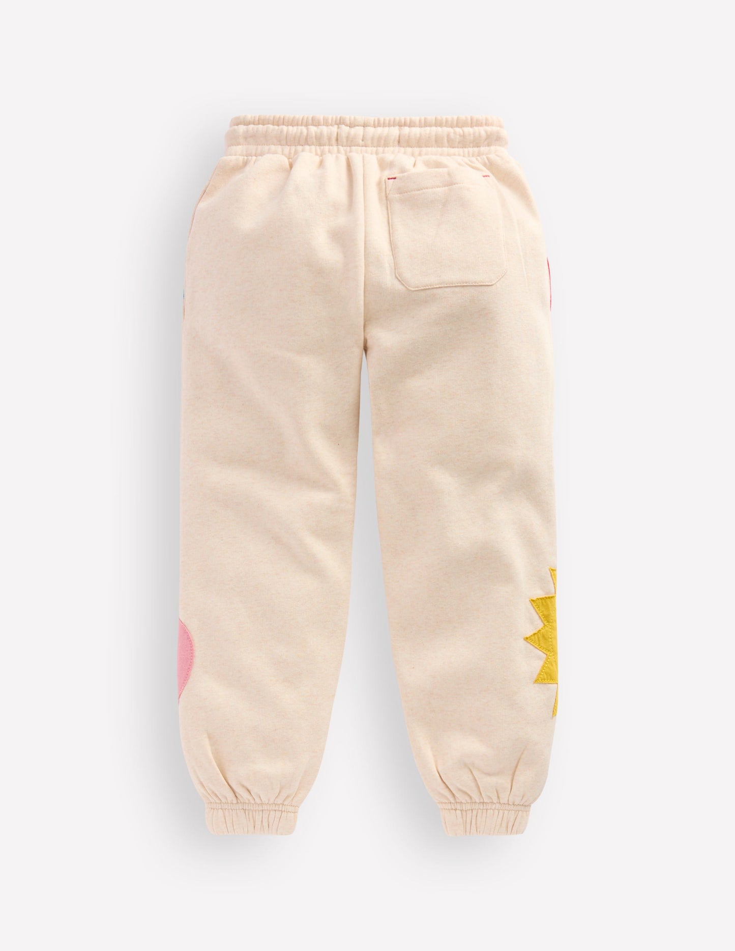 Printed Cosy Joggers-Applique Shapes