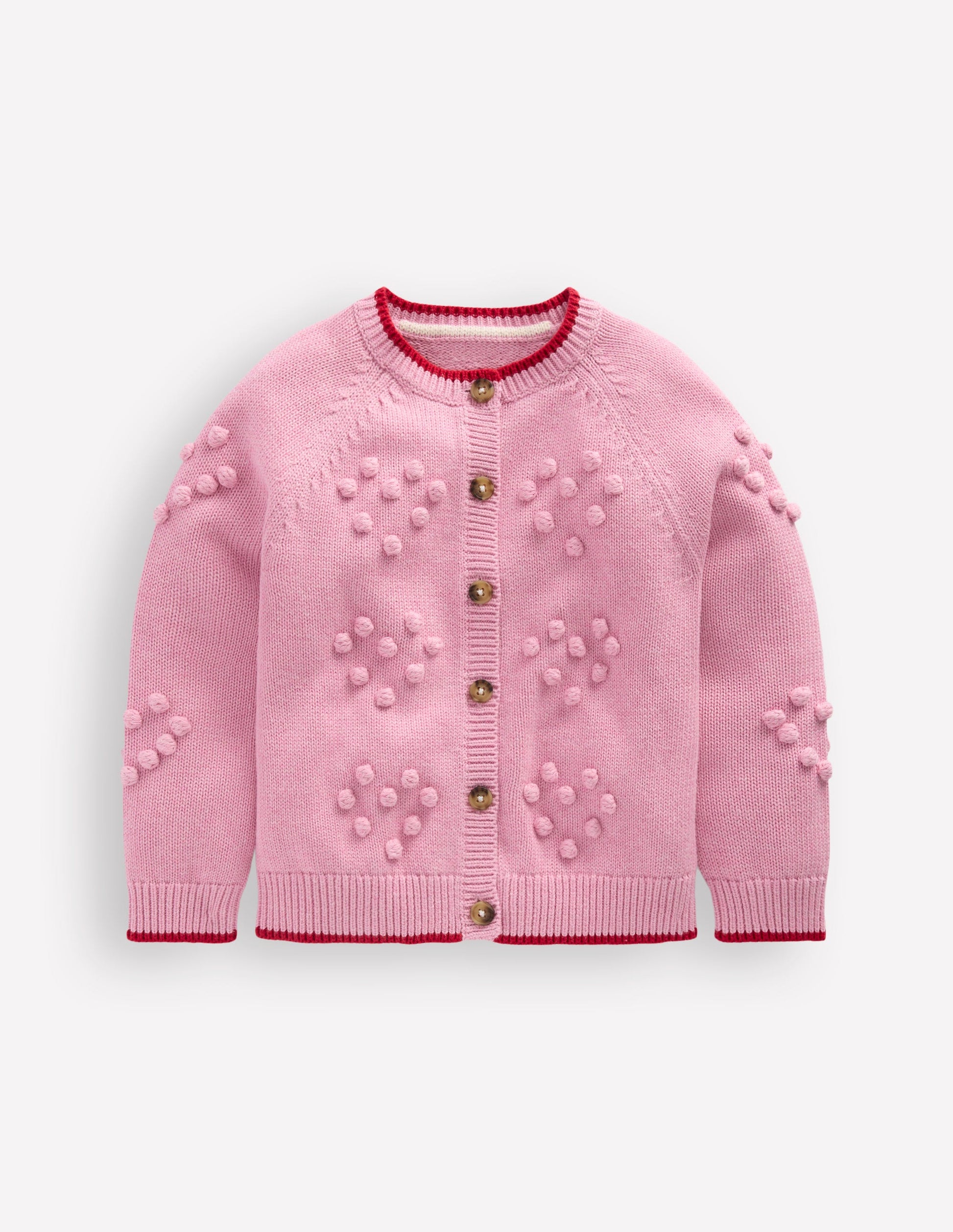 Pretty Bobble Cardigan-Formica Pink-2