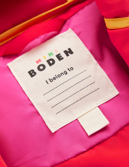 Applique Padded Coat-Pink Sun Wave-4