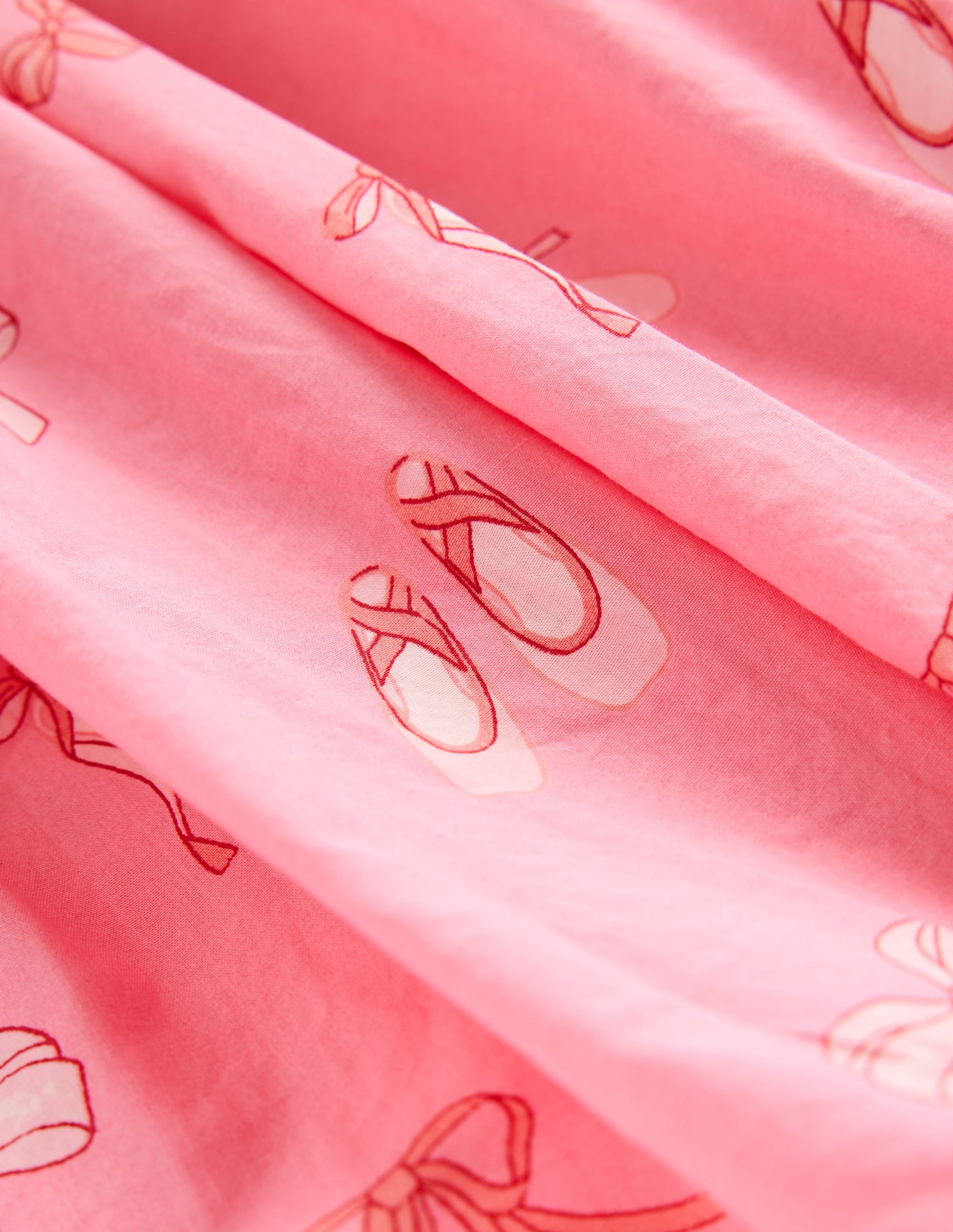 Bubble Hem Rib Dress-Vintage Pink Ballet Shoes-3