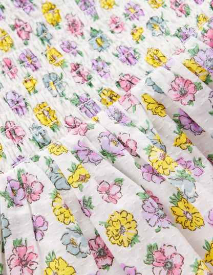 Tiered Lace Woven Dress-Soft Ivory Rosa-4