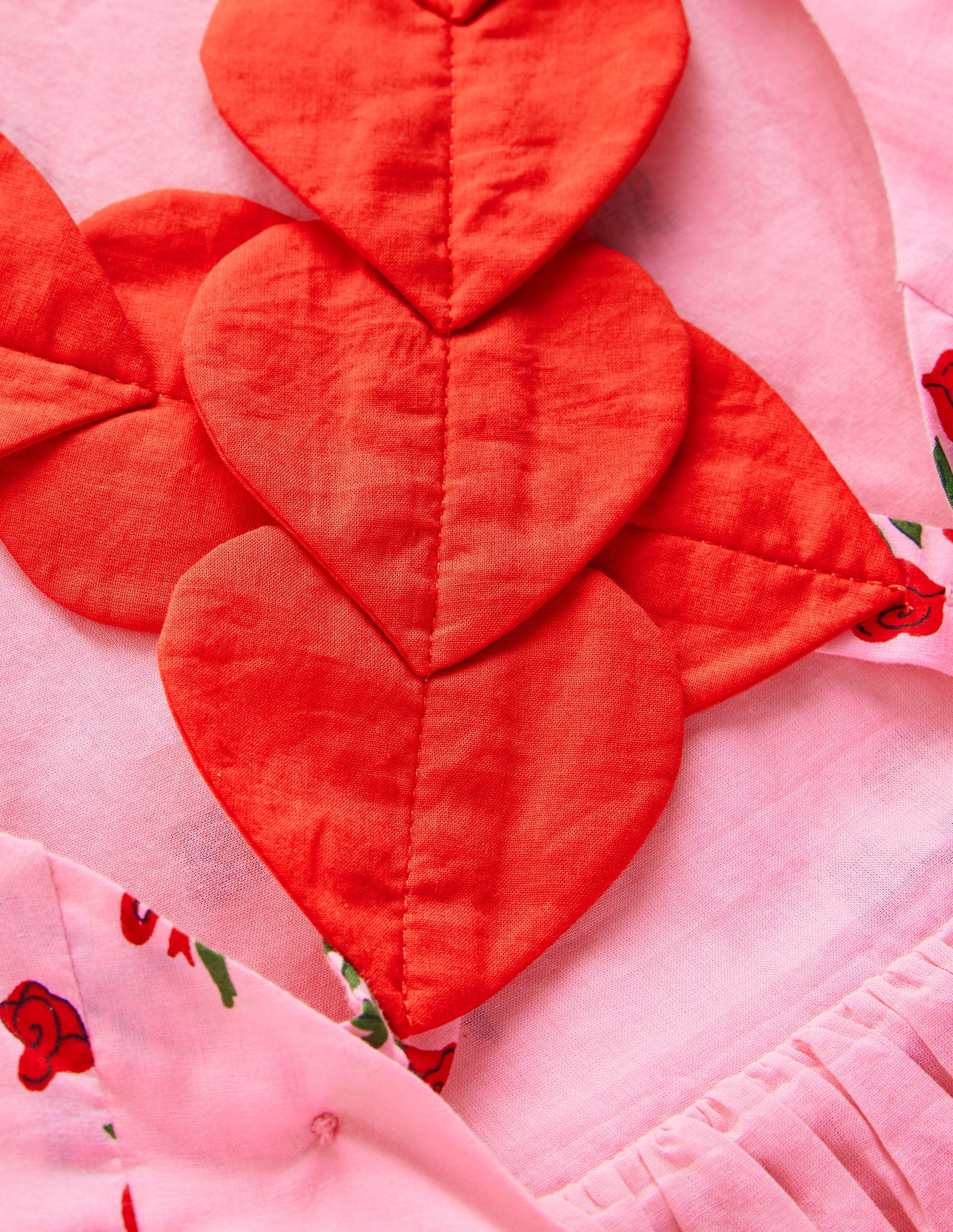 Fun Cross-back Strap Dress-Bubblegum Pink Posy-3