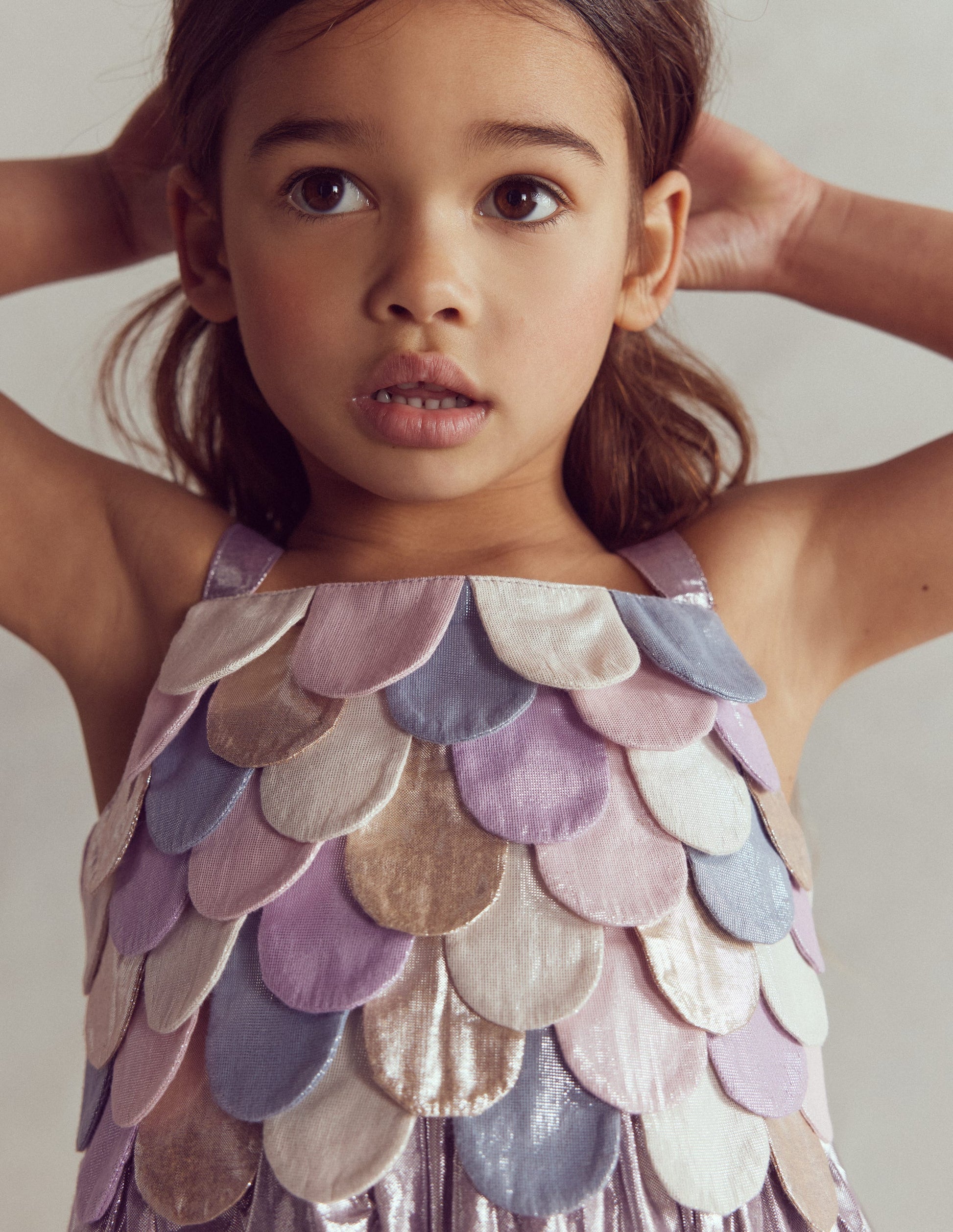 Metallic Mermaid Dress-Multi Mermaid Metallic-2