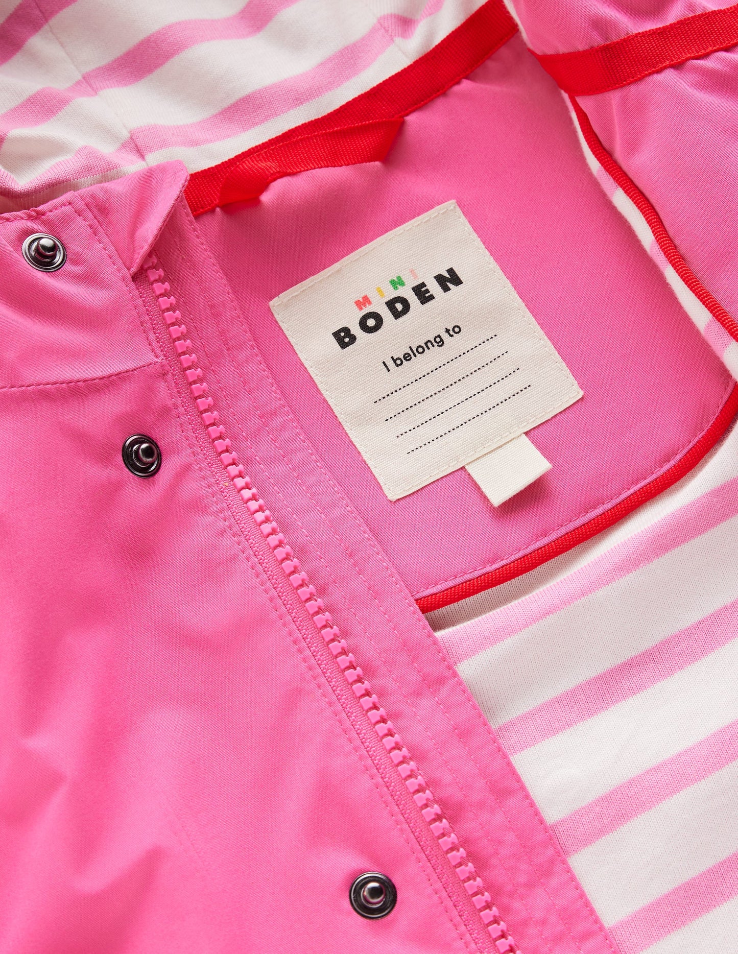 Novelty Waterproof Jacket-Sorbet Pink Monster