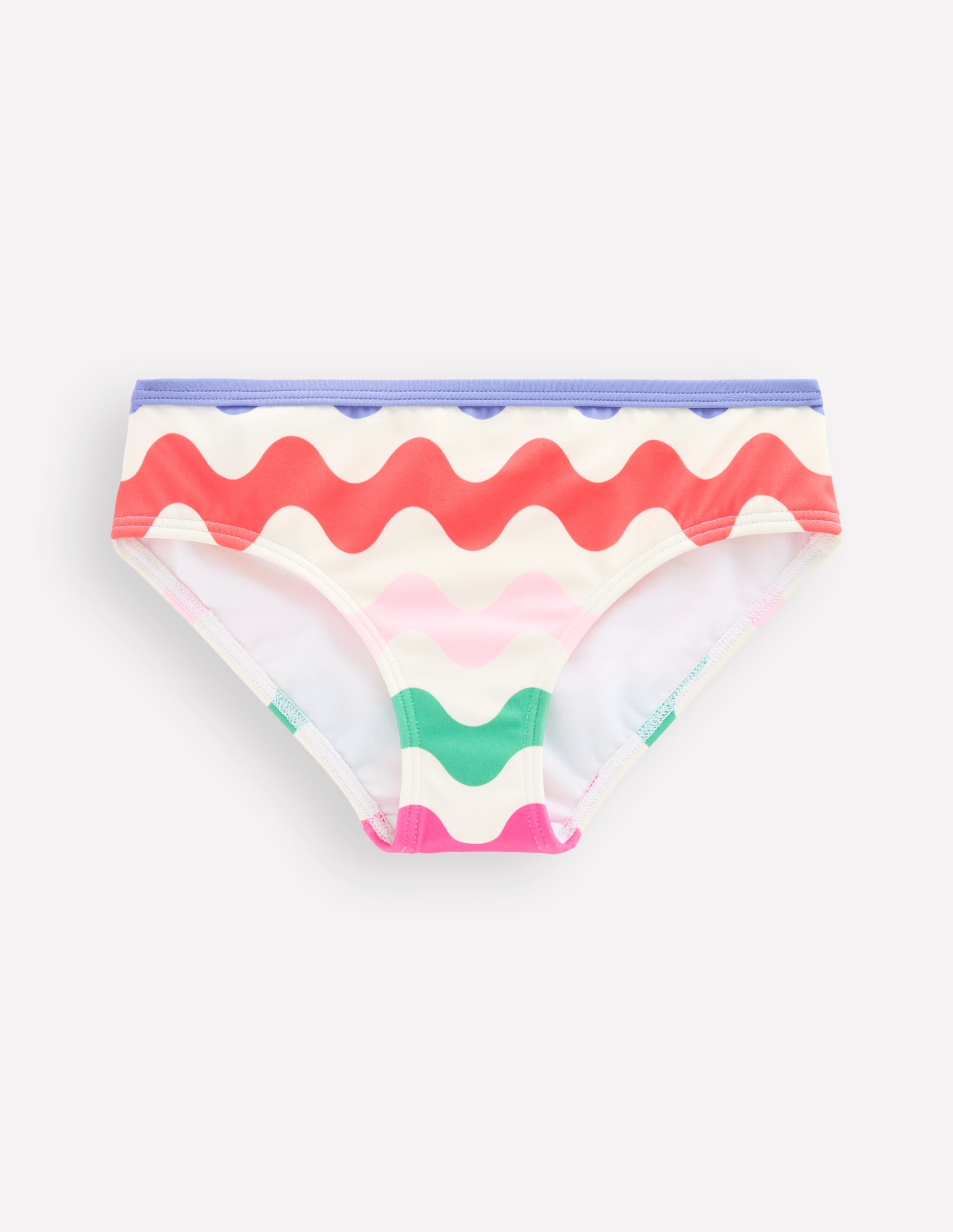 Patterned Bikini Bottoms-Multi Wave - Image 1