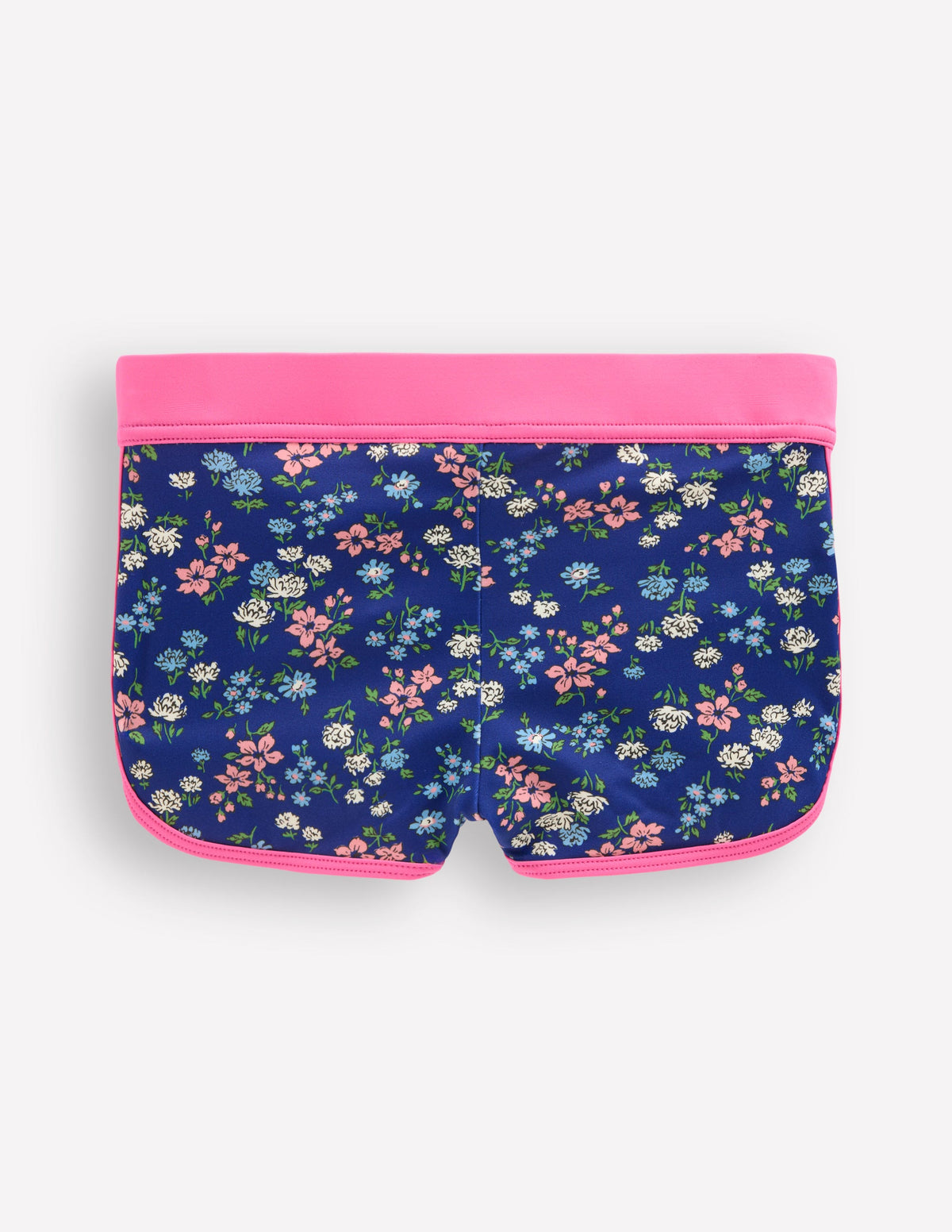 Patterned Swim Shorts-Sapphire Blue Meadow Floral - Image 2