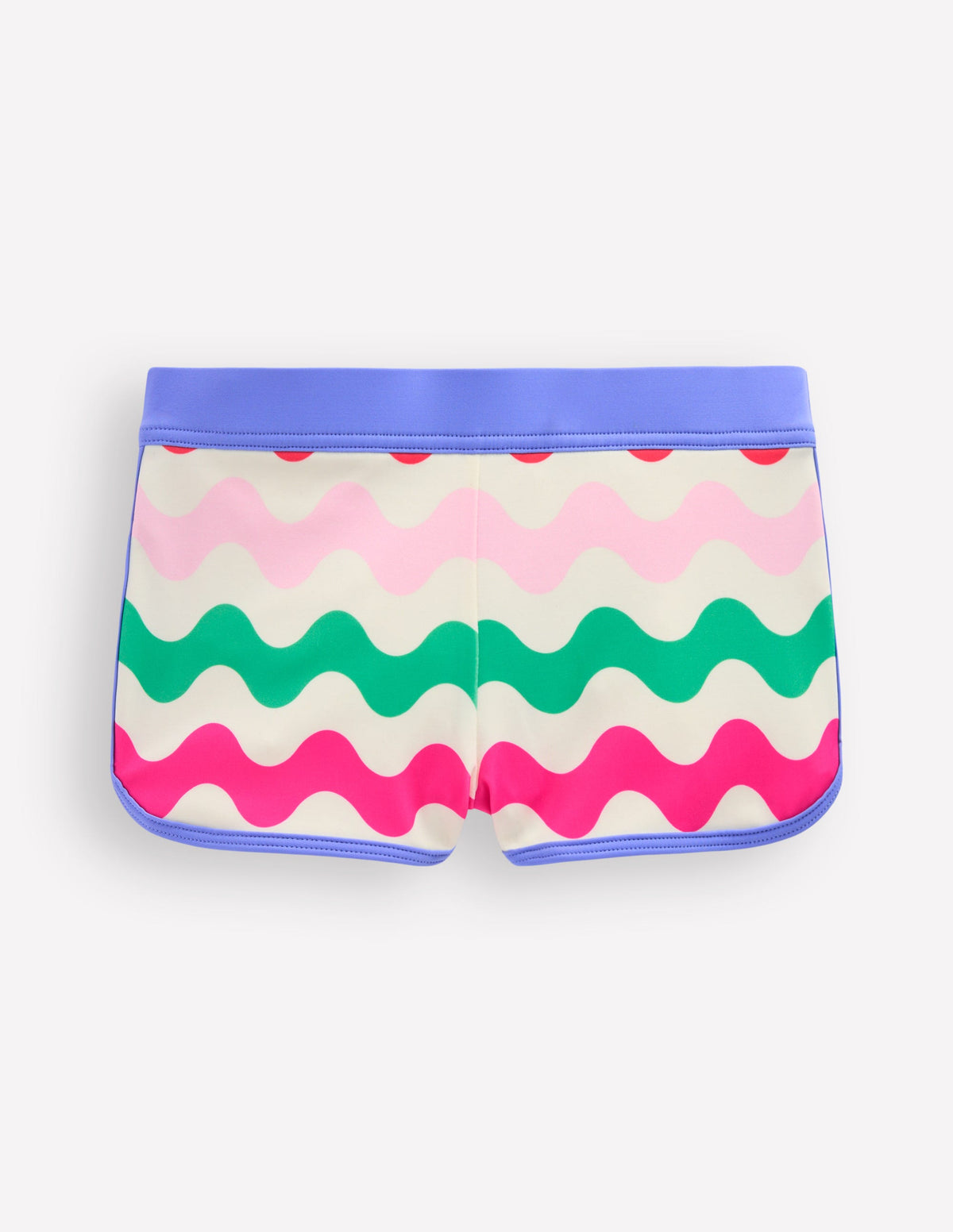 Patterned Swim Shorts-Multi Wave - Image 1