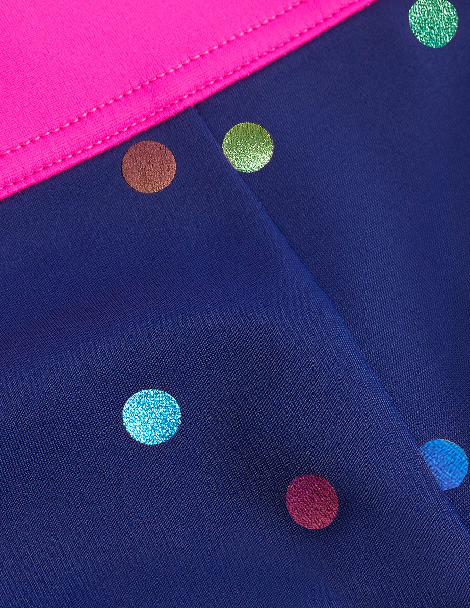Patterned Swim Shorts-Rainbow Foil Confetti Spot - Image 3