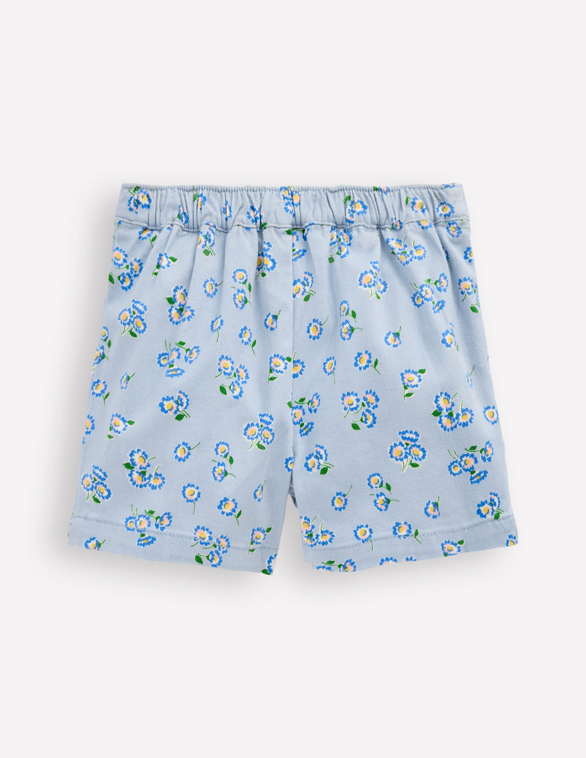 Wrap Woven Skort-Misty Blue Daisy - Image 2