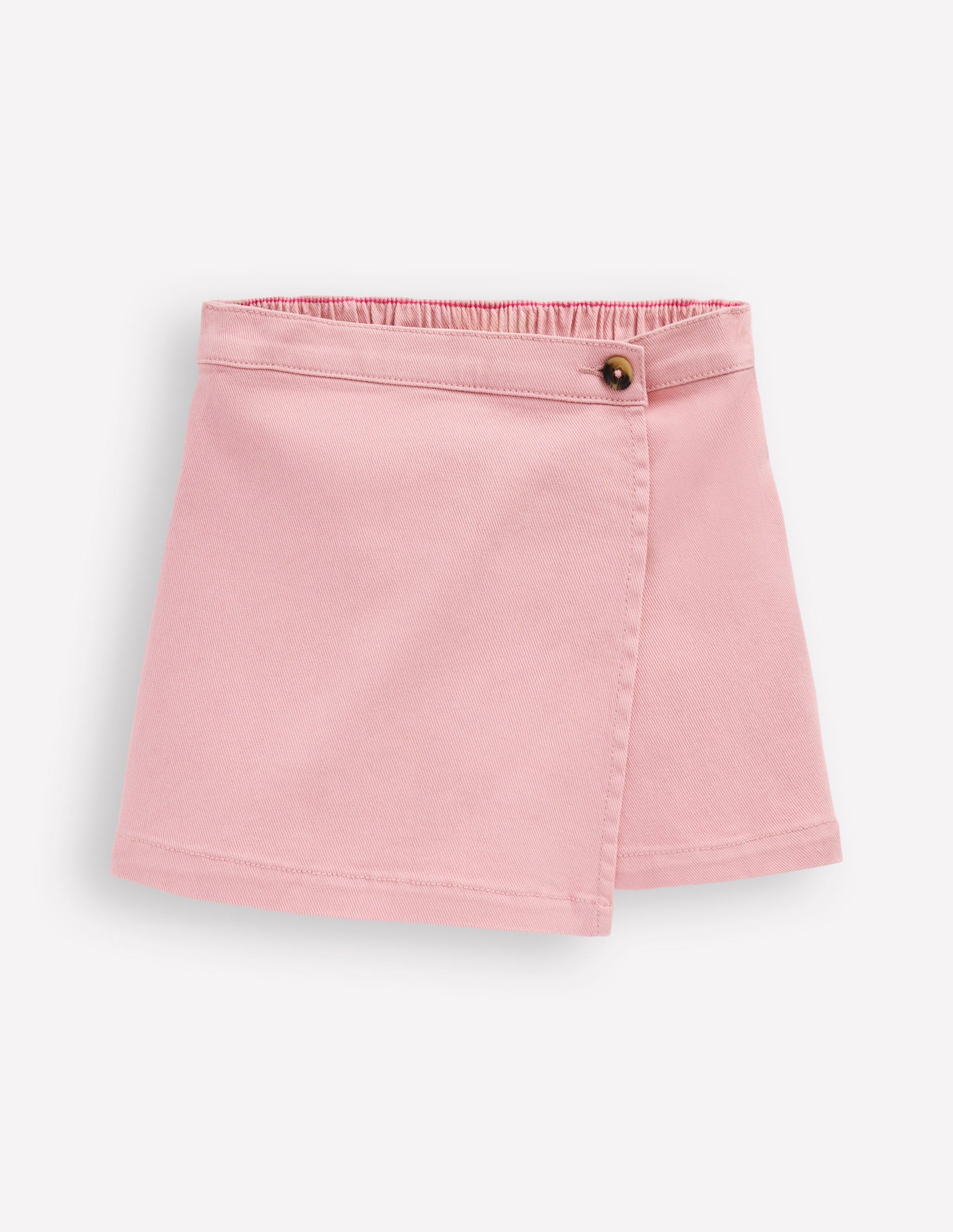 Wrap Woven Skort-Pink-3