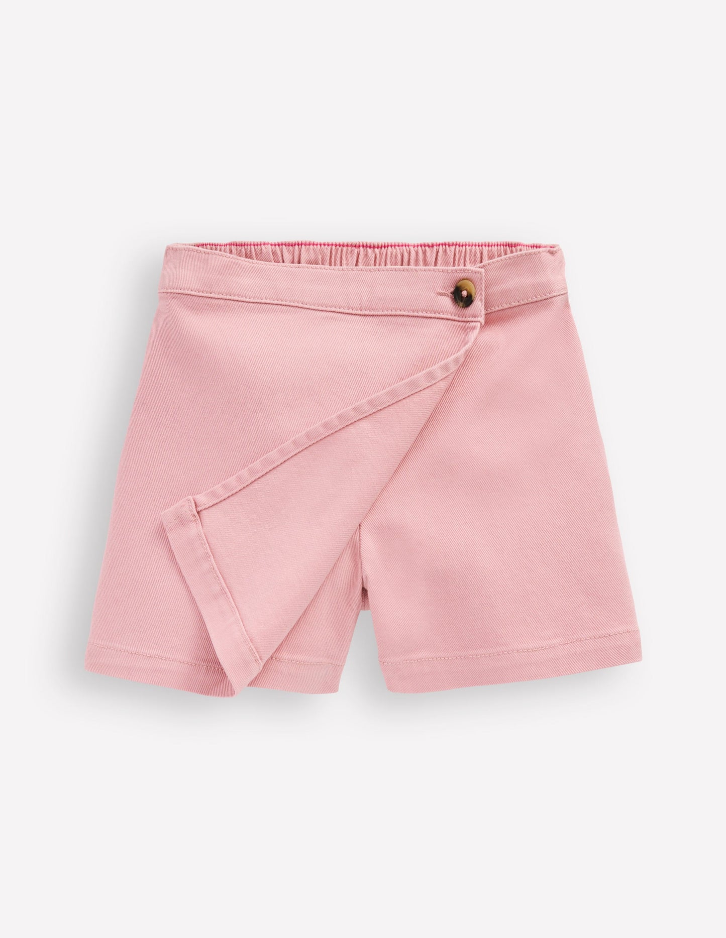 Wrap Woven Skort-Pink
