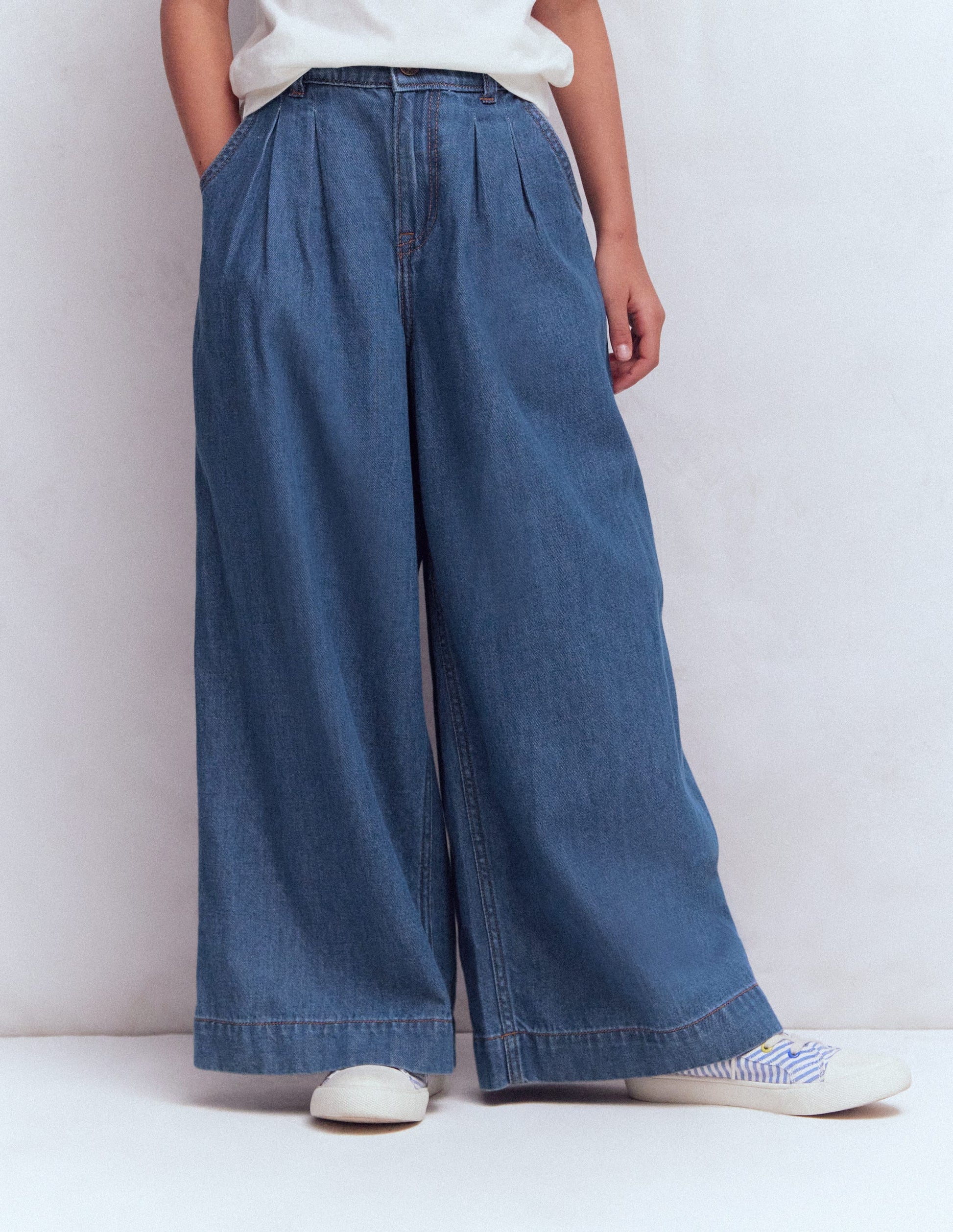 Pleated Culotte-Mid Vintage-4