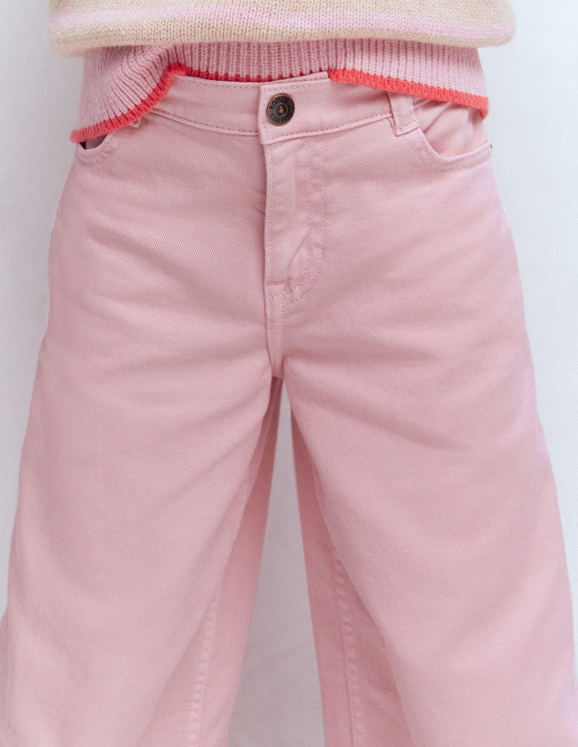 Wide Leg Jean-Pink-3