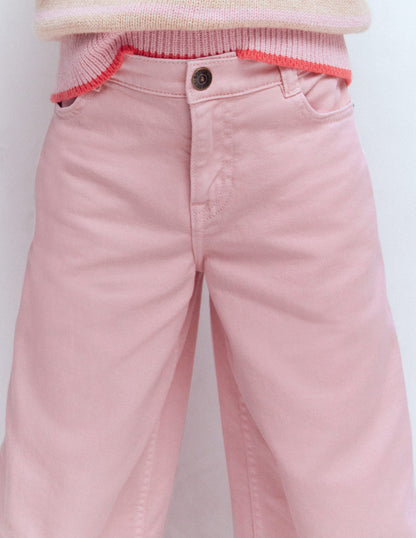 Wide Leg Jean-Pink-3