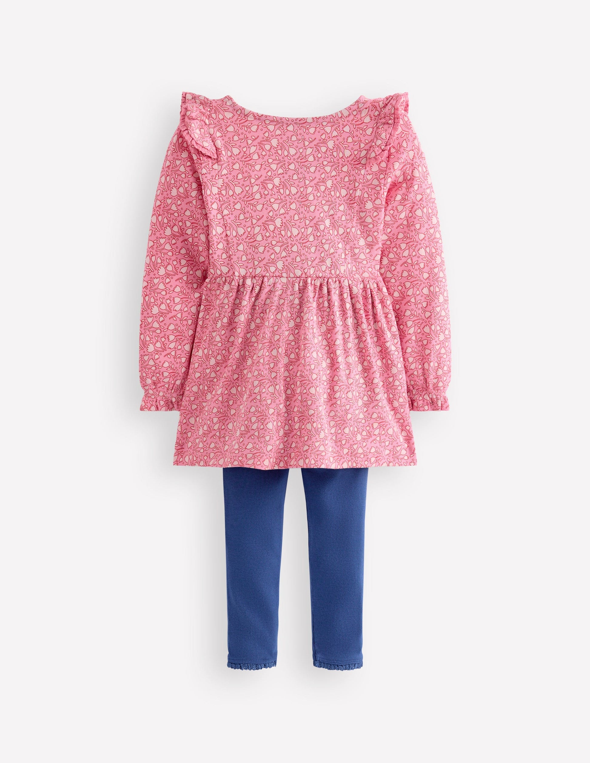 Ribbed Tunic Set-Sea Pink Tiny Tulip-2