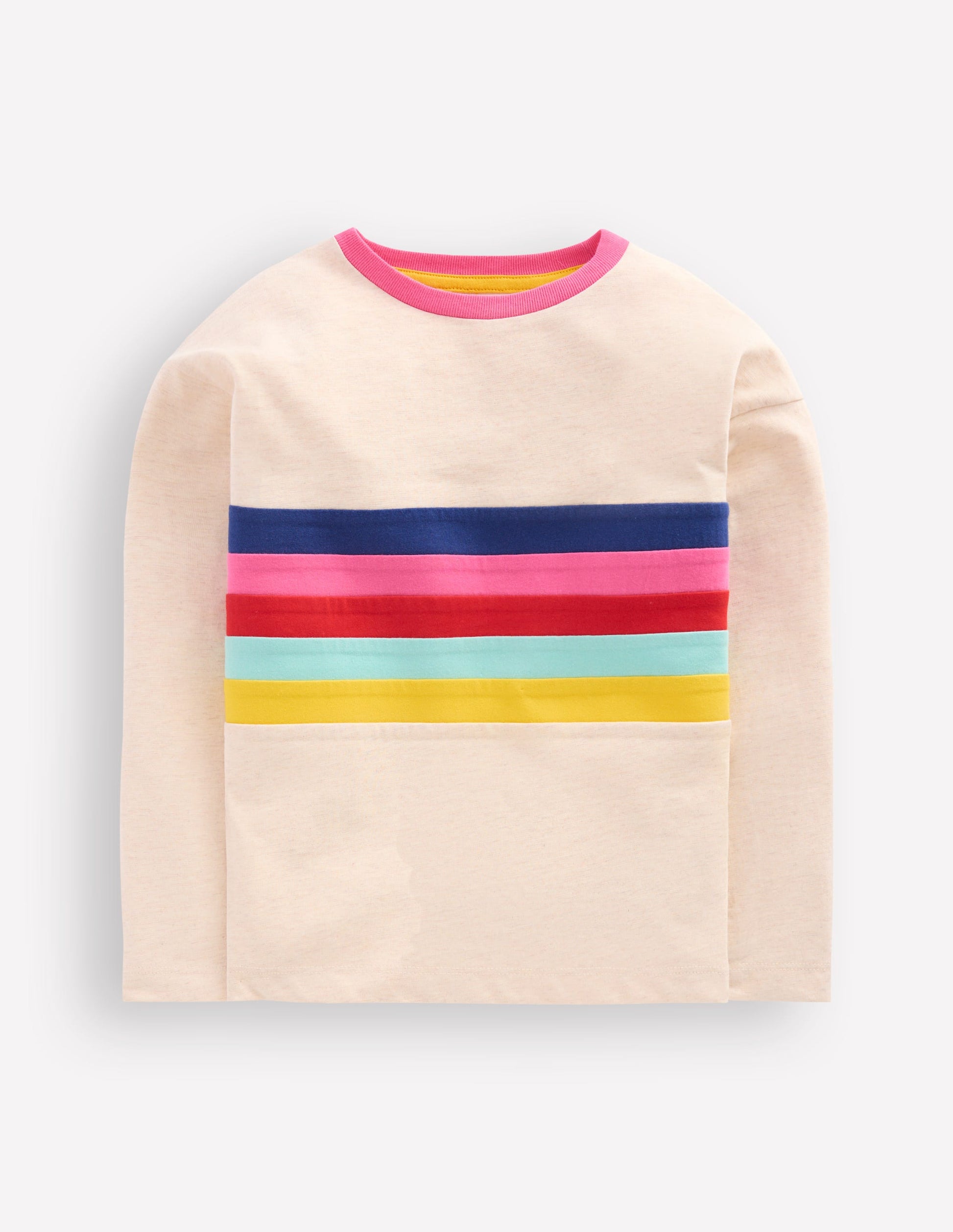 Relaxed Breton-Oatmeal Marl Stripe-1