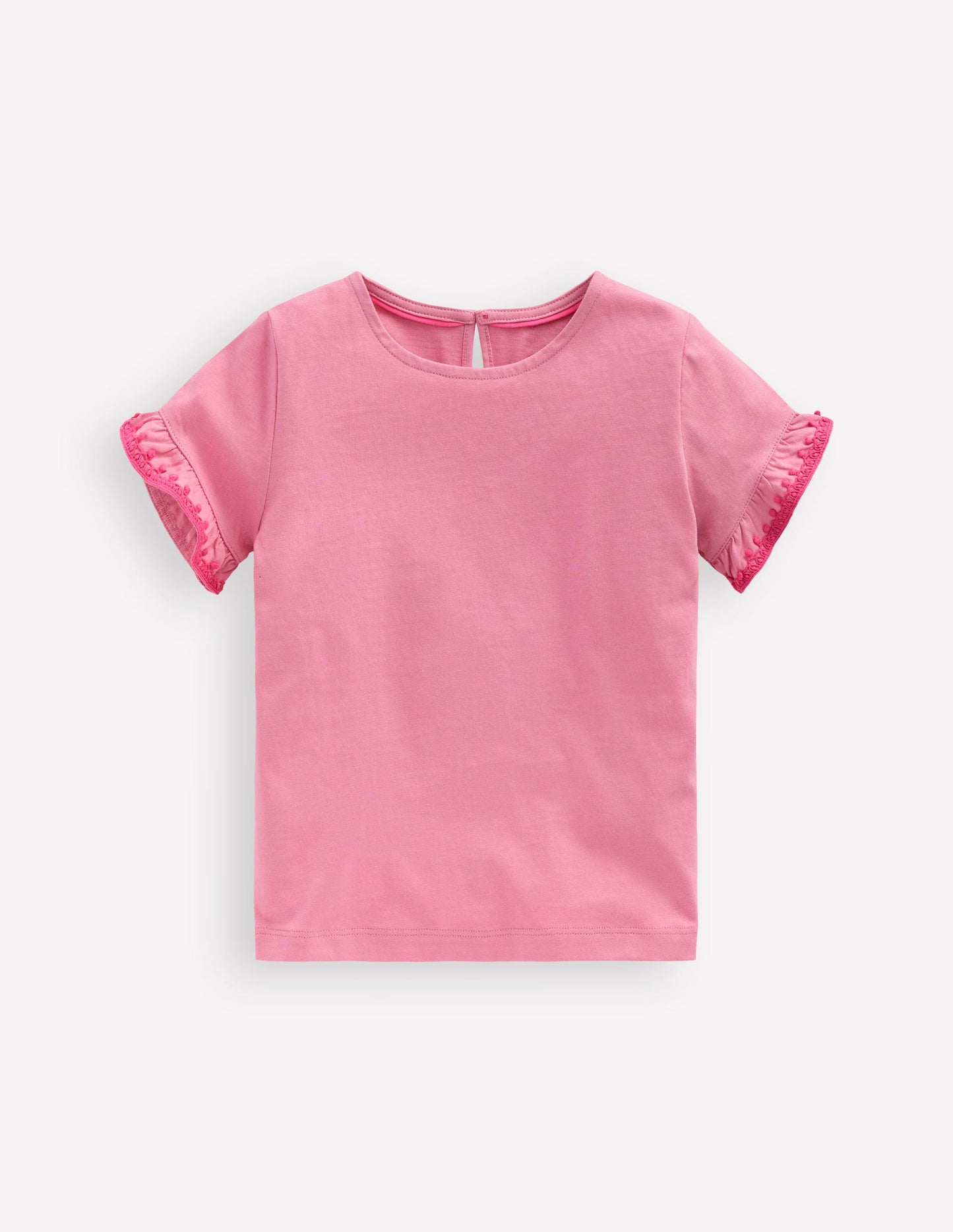 Ruffle Sleeve T-shirt-Polignac