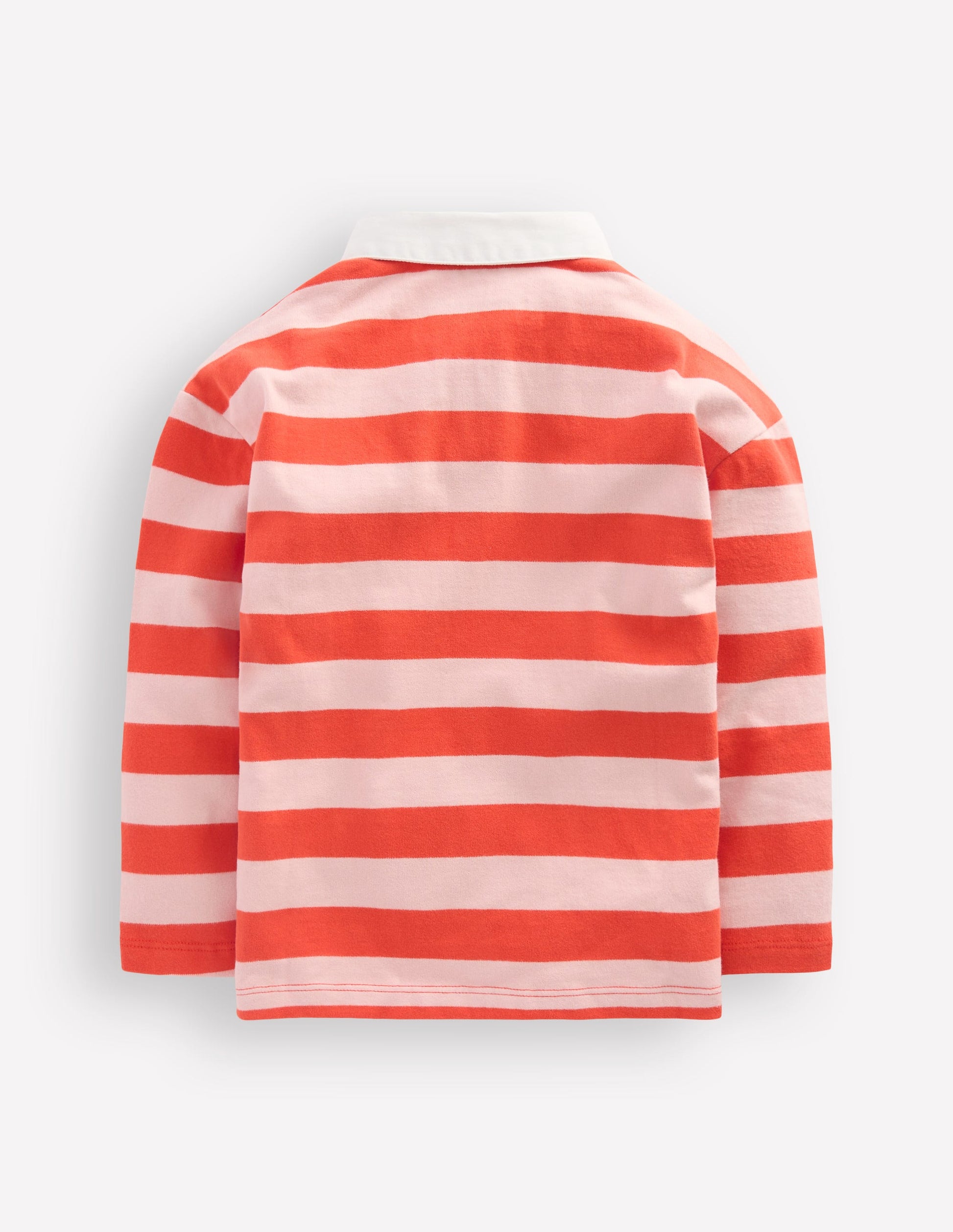 Drop Shoulder Rugby Top-Fiesta/Lotus Stripe-2