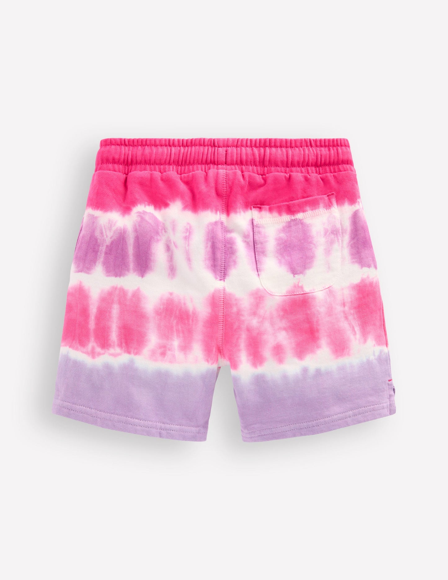 Printed Jersey Shorts-Pink Tie Dye