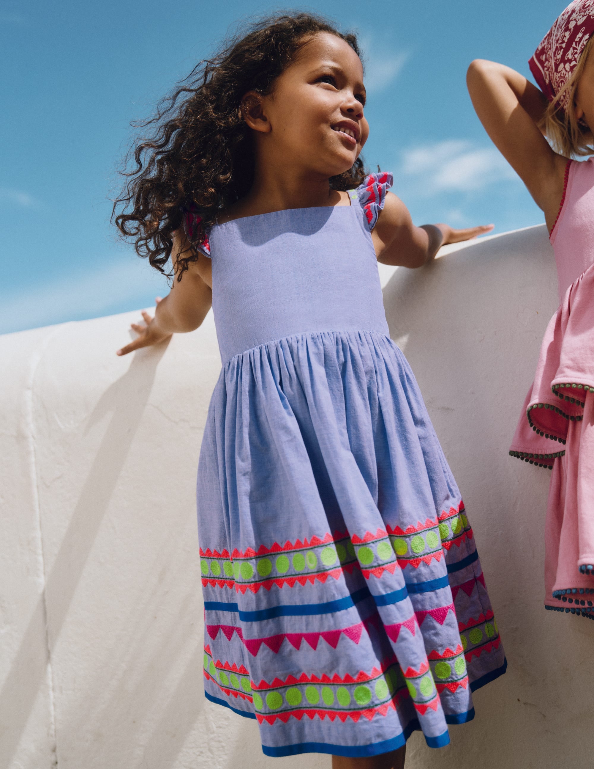 APOLINA EMELINE SUNDRESS 7-9y 新品 Annalisa Twirly Sundress - Aztec Print | Boden Global