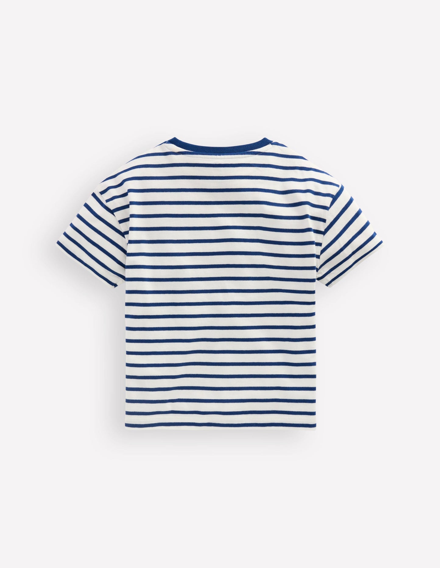 Relaxed Applique T-shirt-Navy Stripe Sunglasses