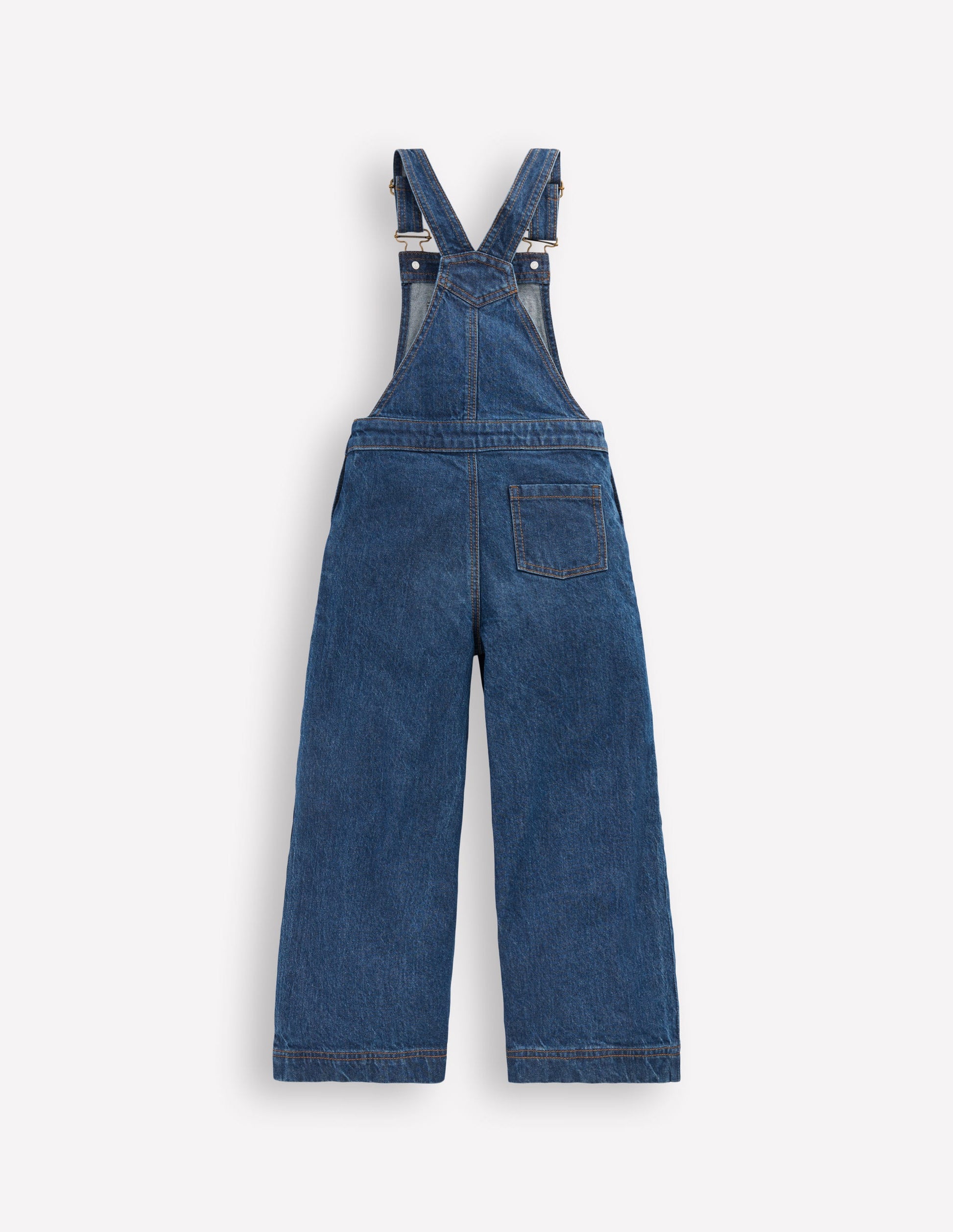 Wide Leg Dungaree-Denim-2