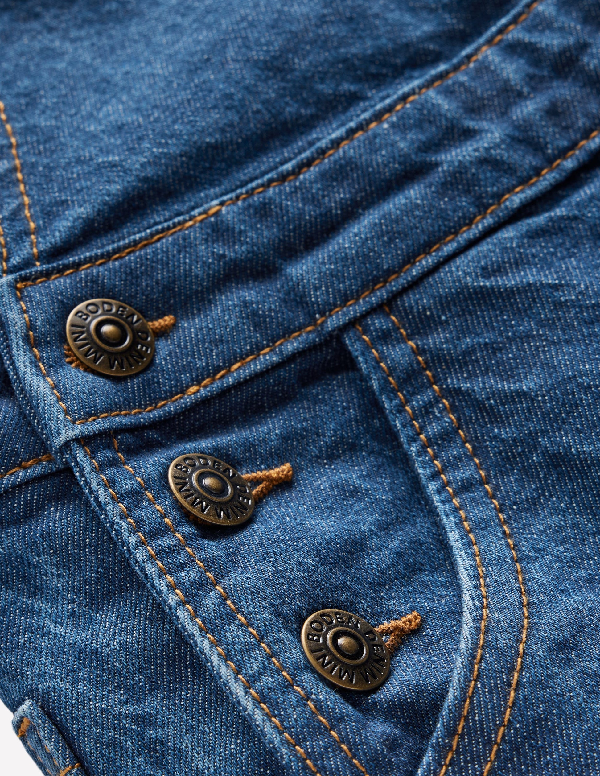 Wide Leg Dungaree-Denim-3