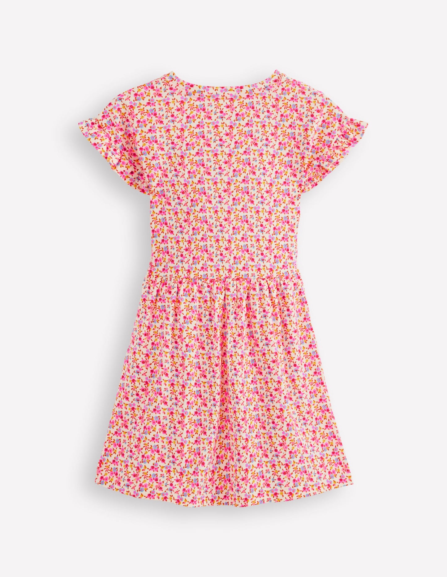Jersey T-Shirt Dress-Ditsy Floral