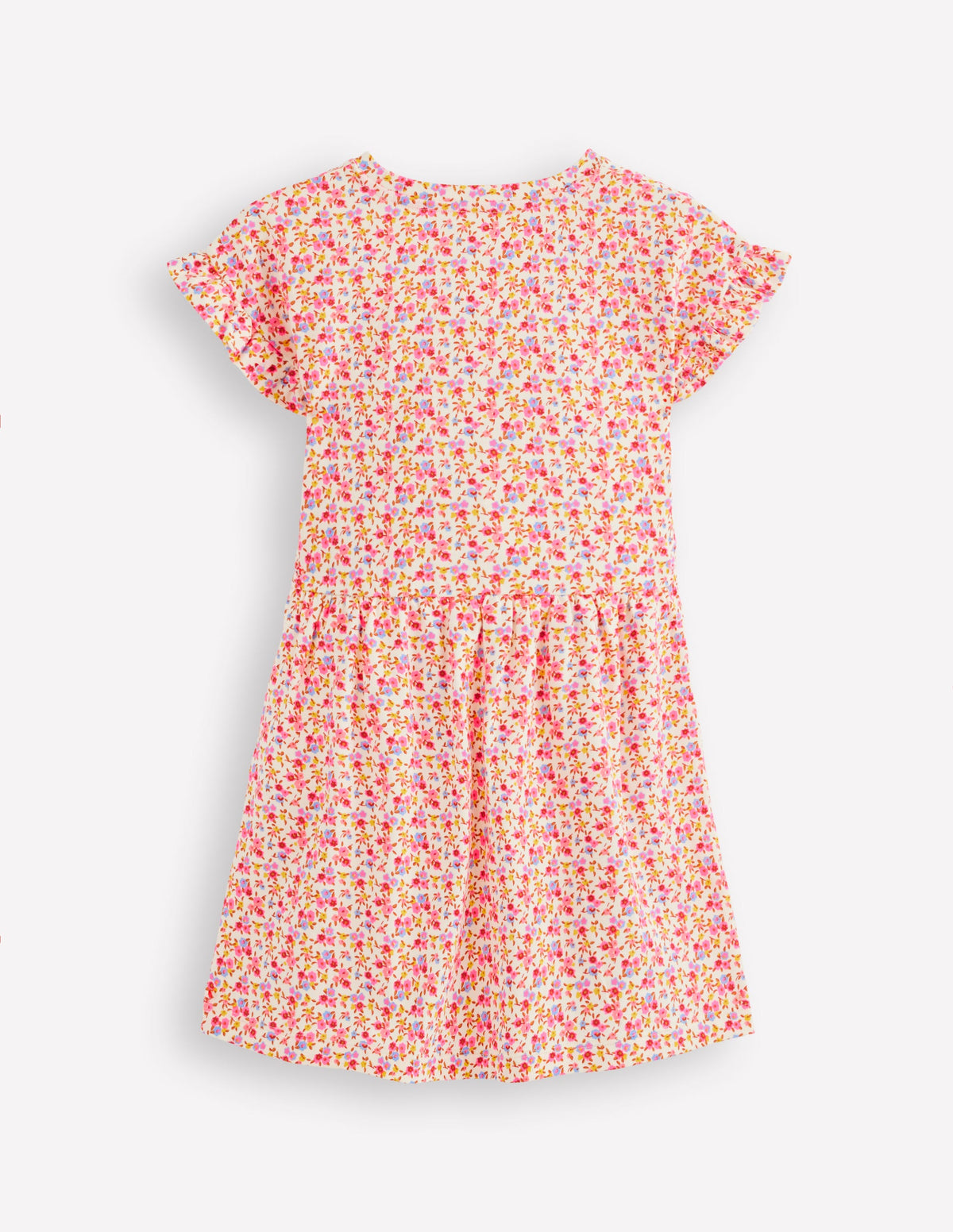 Jersey T-Shirt Dress-Ditsy Floral - Image 2